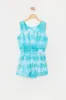 Combi-short noué-teint bleu pour fille sold by Urban Planet