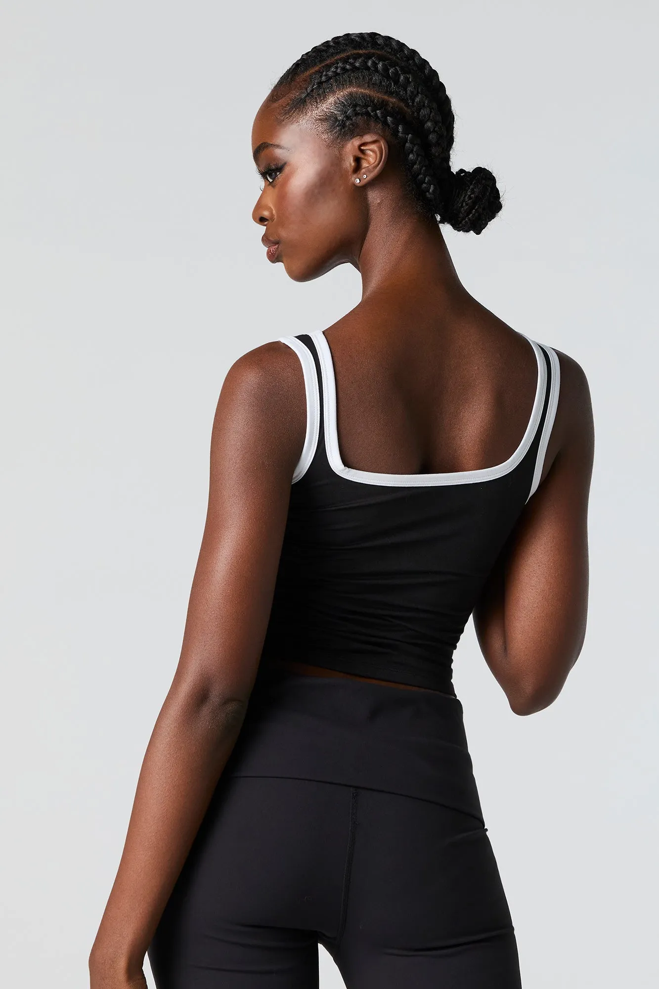 Débardeur à imprimé 03 avec liséré contrastant sold by Urban Planet product image thumbnail 2