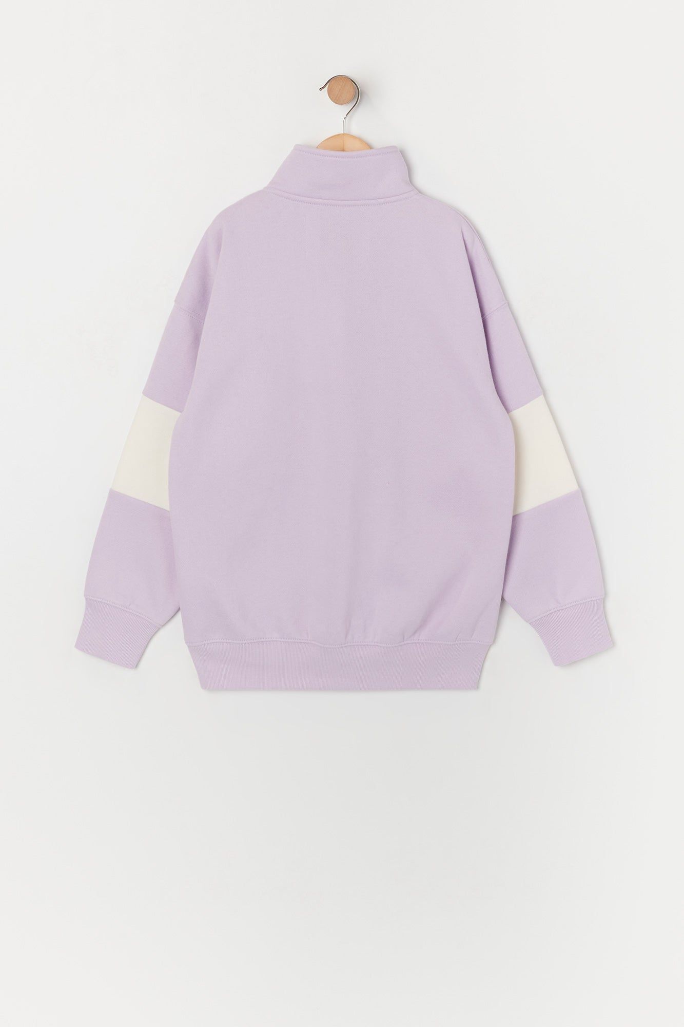 Girls Paris Graphic Half Zip Fleece Sweatshirt sold by Urban Planet product image thumbnail 2