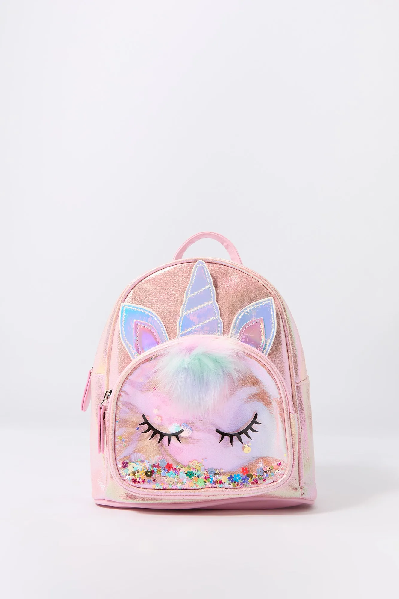 Sac à dos Personnage métallisé avec confettis pour fille sold by Urban Planet product image thumbnail 2