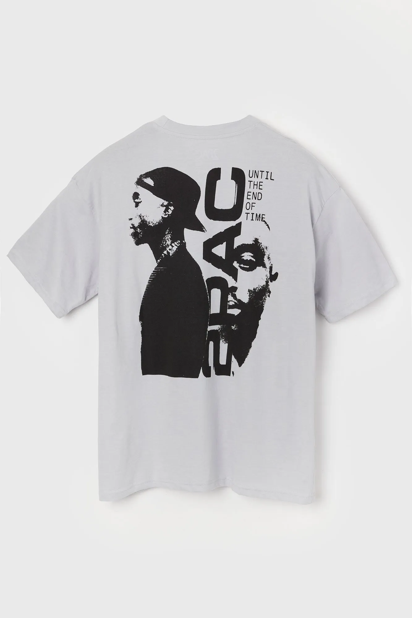 Grey Tupac Til the End of Time Graphic T-Shirt sold by Urban Planet product image thumbnail 4