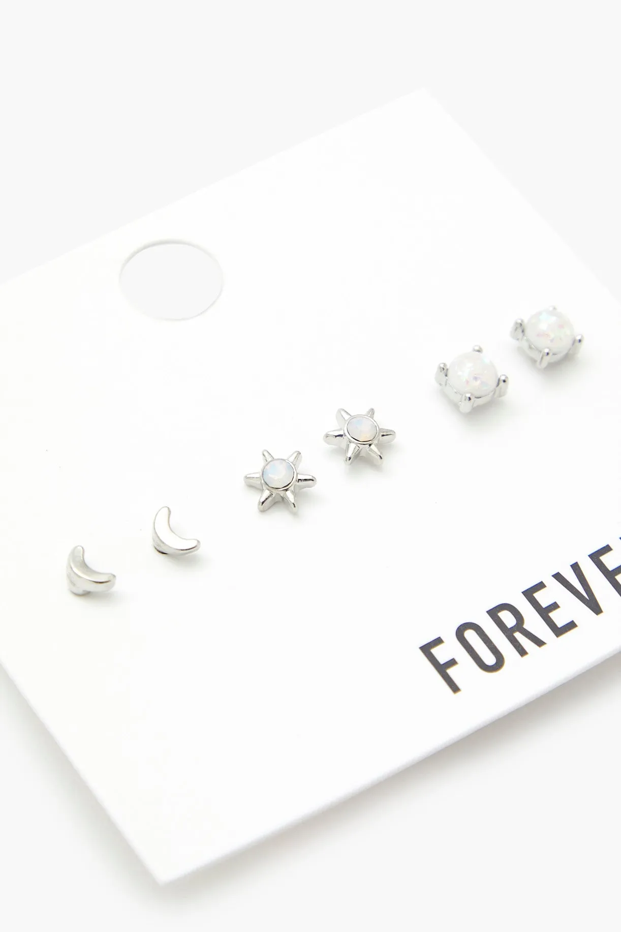 Faux Stone Stud Earring Set (3 Pack) sold by Urban Planet product image thumbnail 2