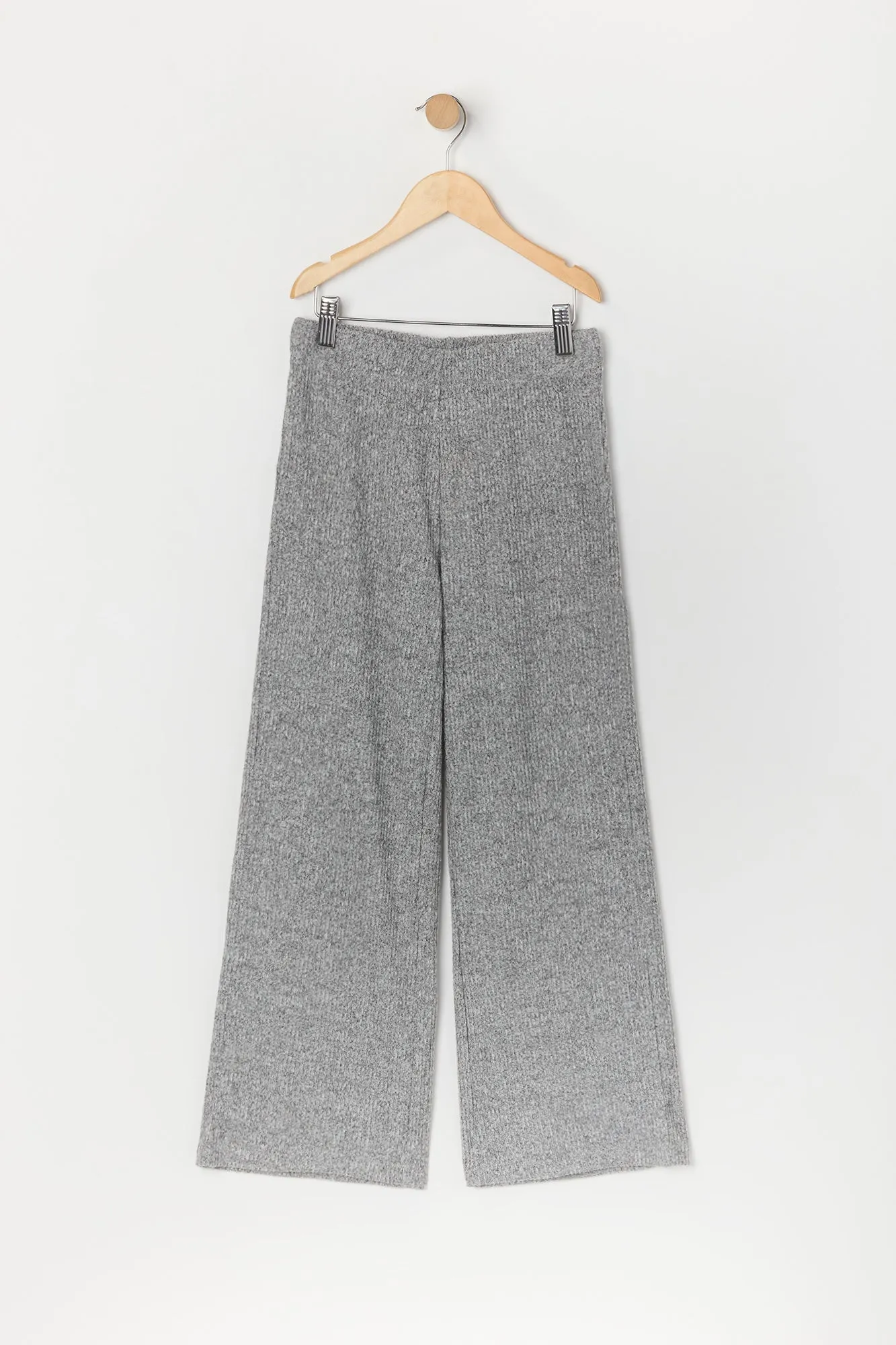Girls Ribbed Knit Wide Leg Pant sold by Urban Planet product image thumbnail 5