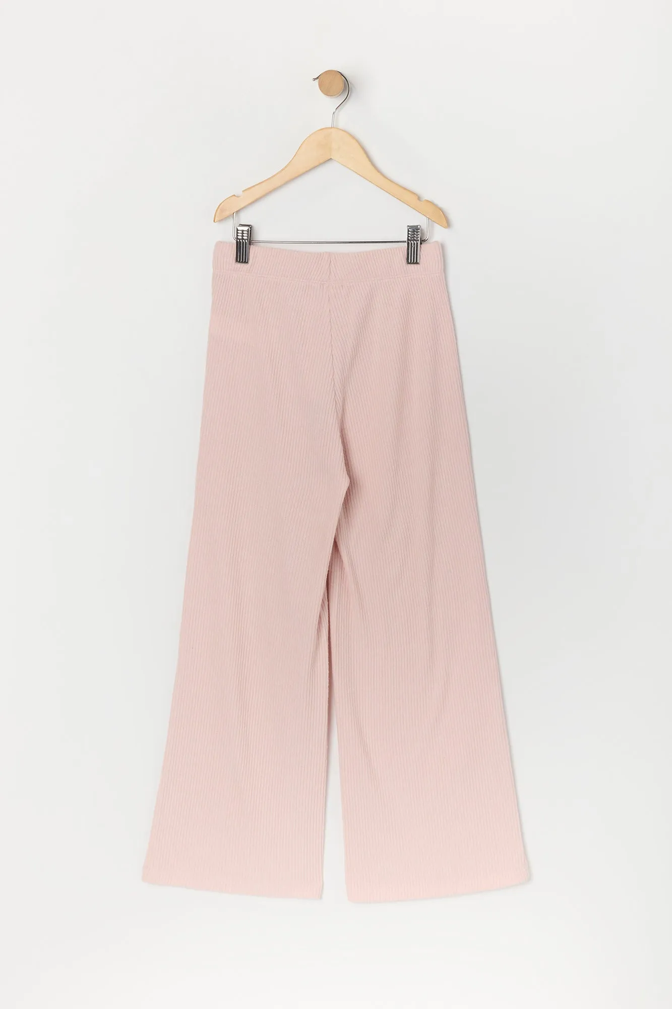 Girls Ribbed Knit Wide Leg Pant sold by Urban Planet product image thumbnail 2