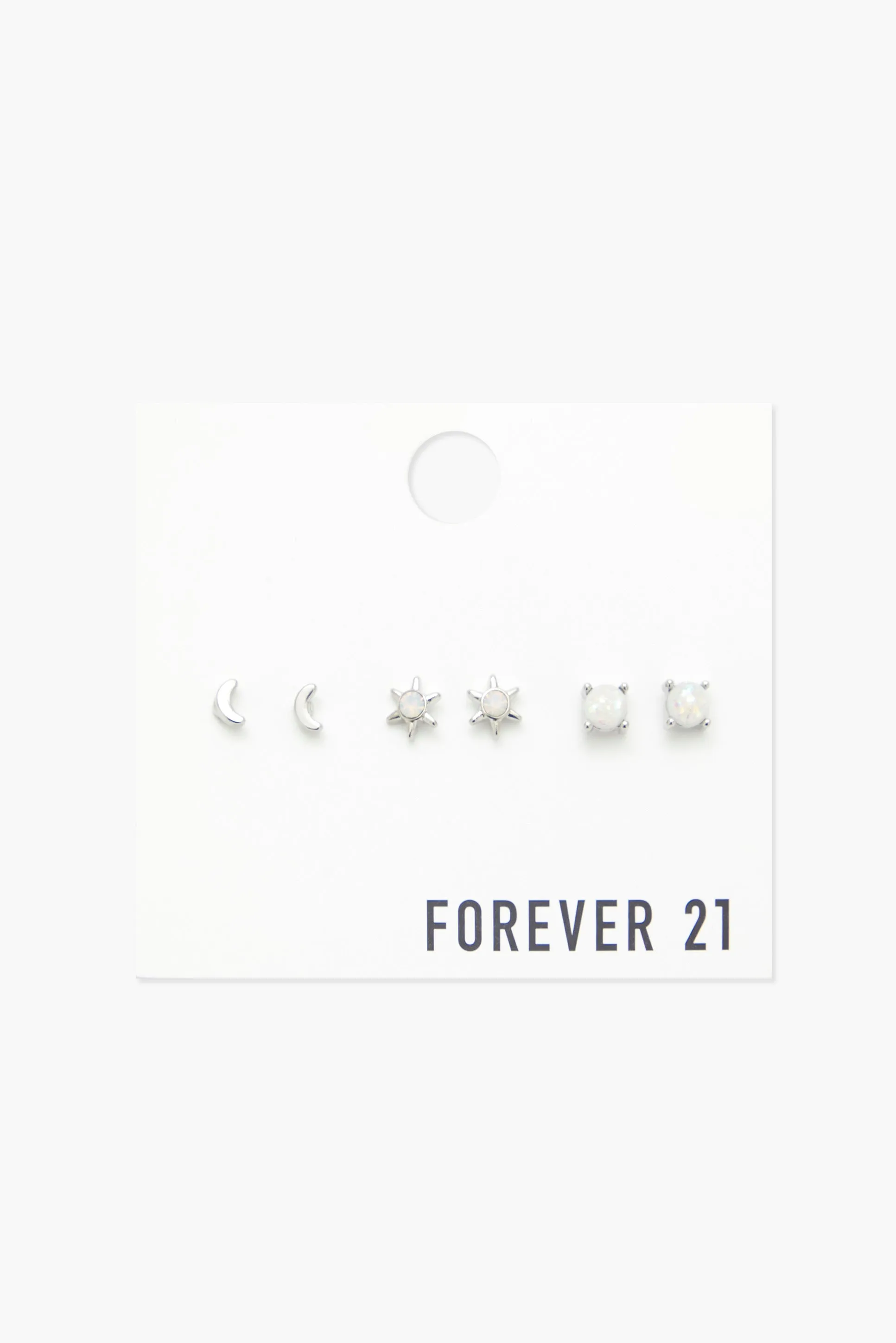 Faux Stone Stud Earring Set (3 Pack) sold by Urban Planet