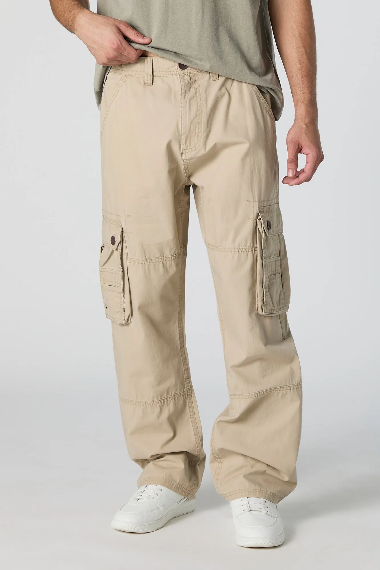 Straight Leg Cargo Pant sold by Urban Planet
