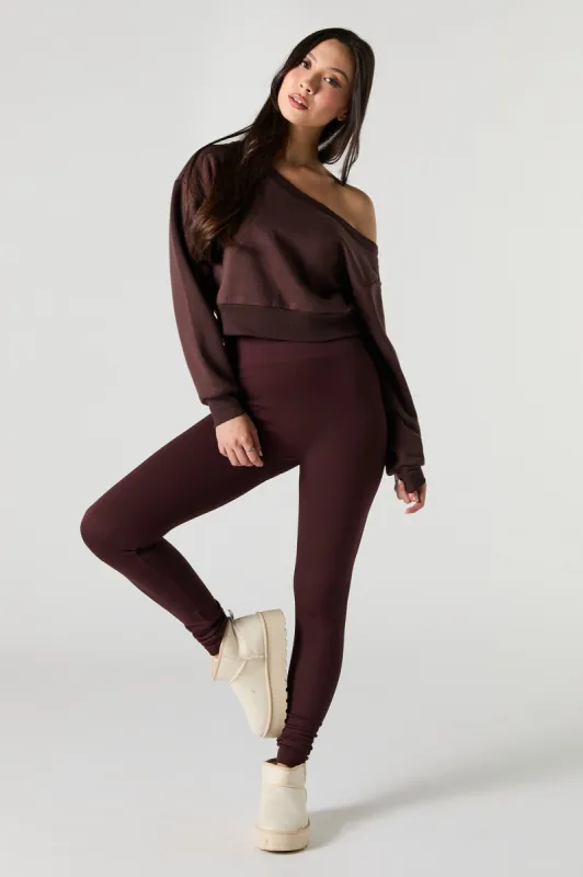 Legging doublé de similifourrure sold by Urban Planet