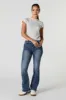 Vintage Wash Rhinestone Wing Embroidered Bootcut Jean sold by Urban Planet
