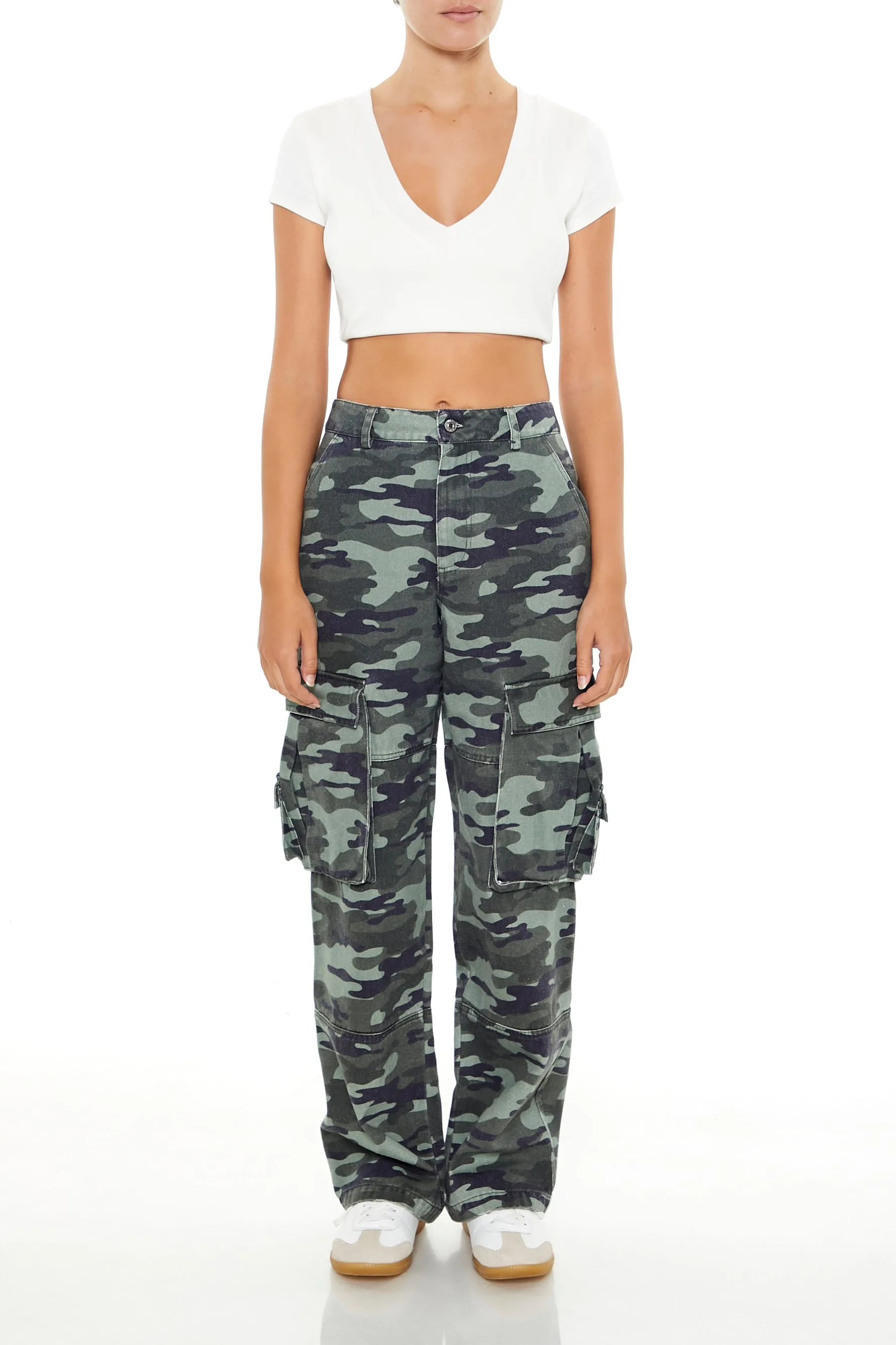 Camo Print Cargo Pant sold by Urban Planet