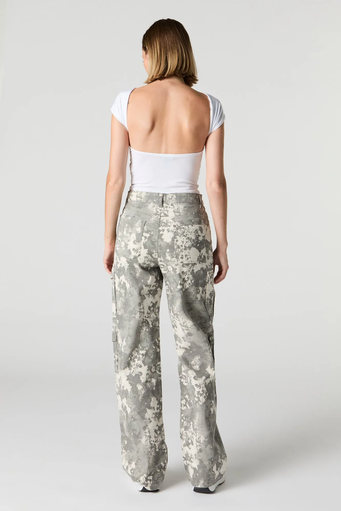 Pantalon cargo à jambe droite avec poches multiples sold by Urban Planet product image thumbnail 3