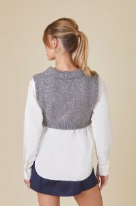 Combo Sweater Shirt sold by Urban Planet