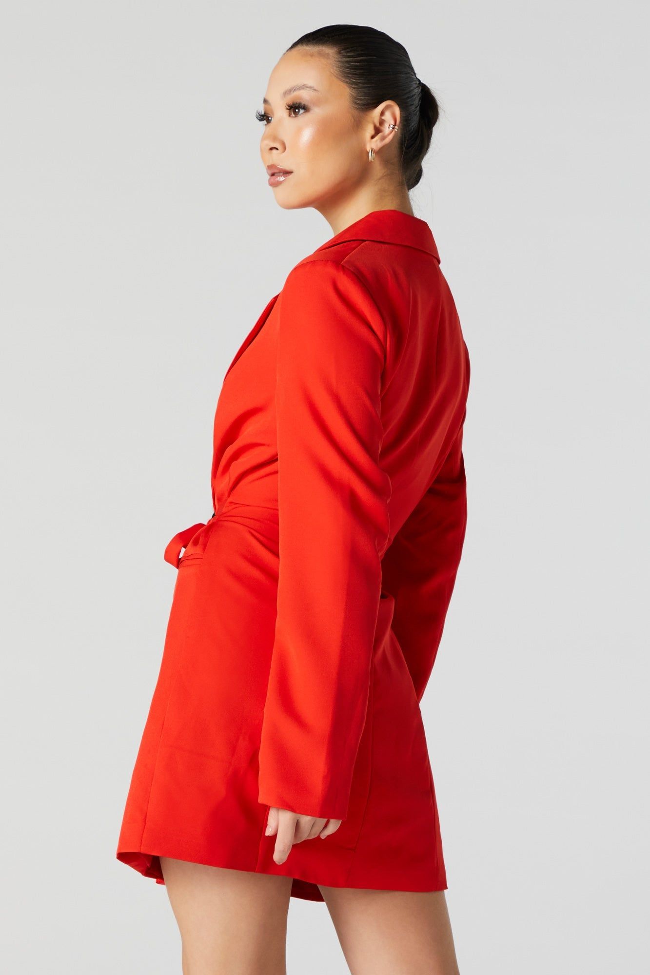 Red Belted Blazer Mini Dress sold by Urban Planet product image thumbnail 2