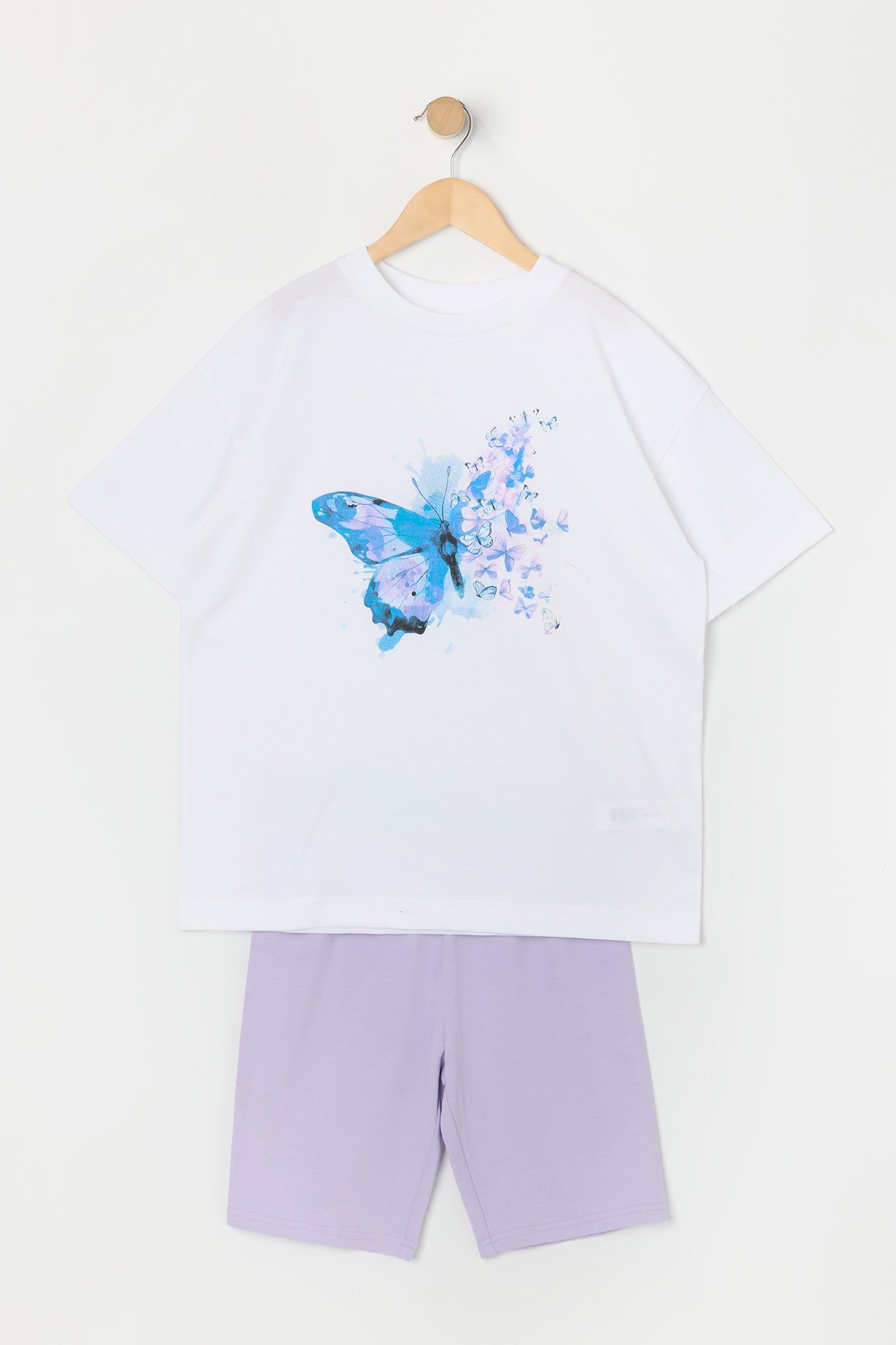 Girls Butterfly Graphic T-Shirt sold by Urban Planet