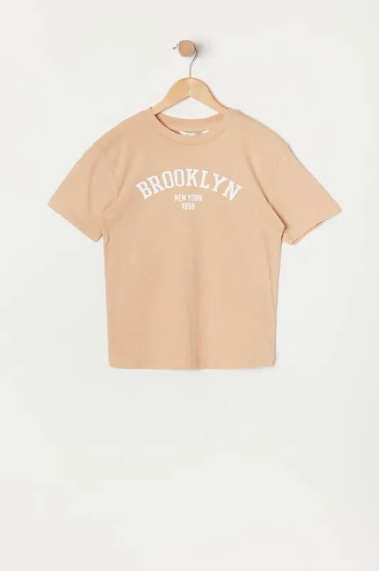 Girls Brooklyn Graphic T-Shirt sold by Urban Planet