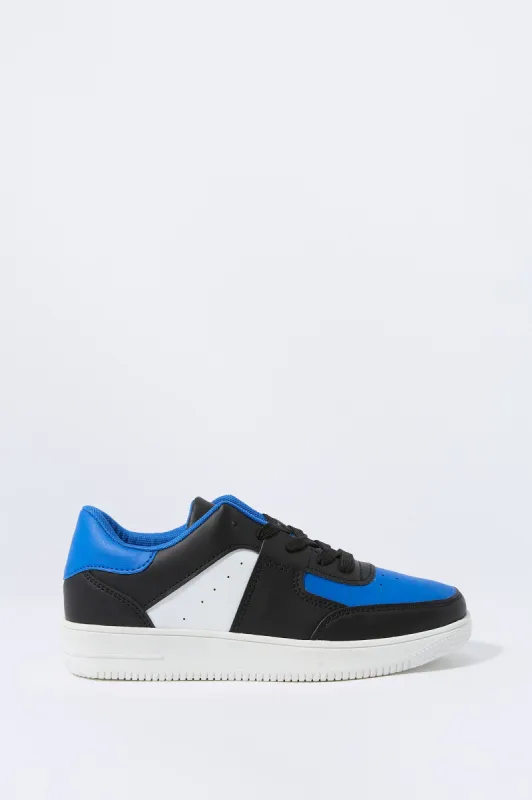 Espadrilles en similicuir avec blocs de couleurs pour garçon sold by Urban Planet