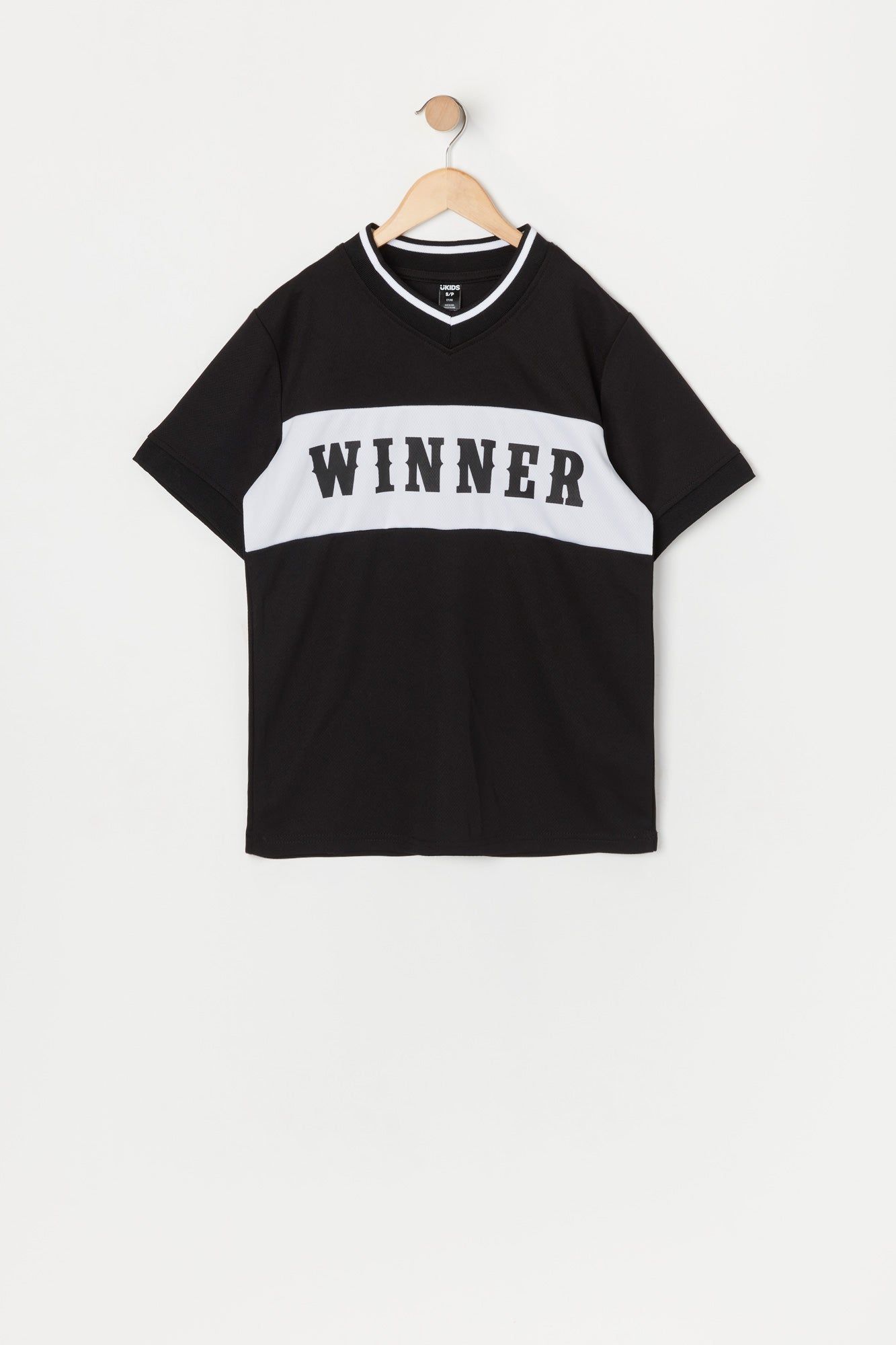 Boys Colourblock Winner Graphic Jersey sold by Urban Planet