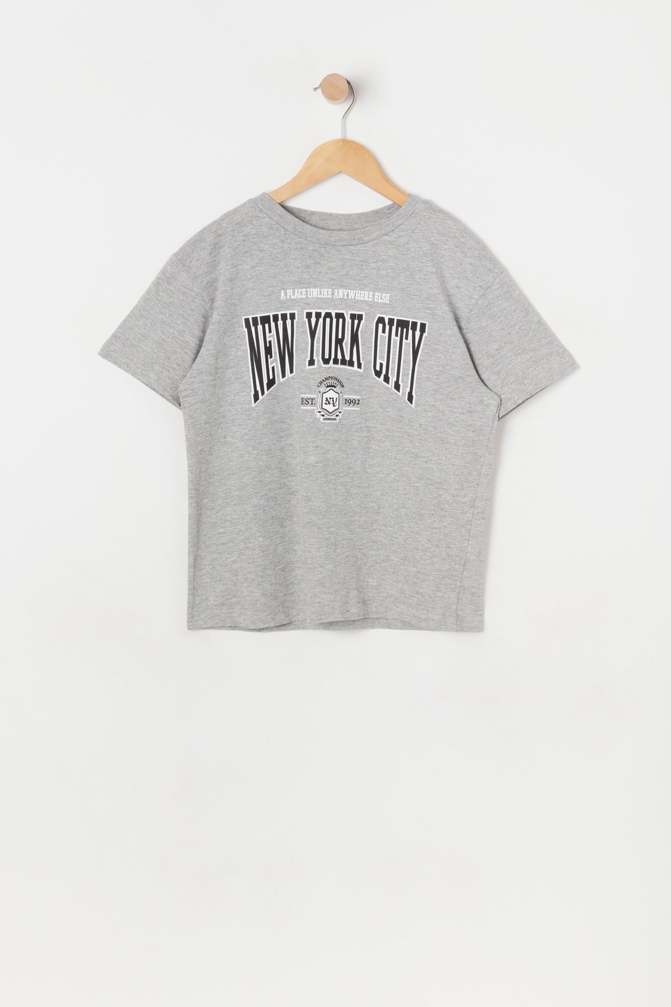 Girls New York City Graphic Boyfriend T-Shirt sold by Urban Planet