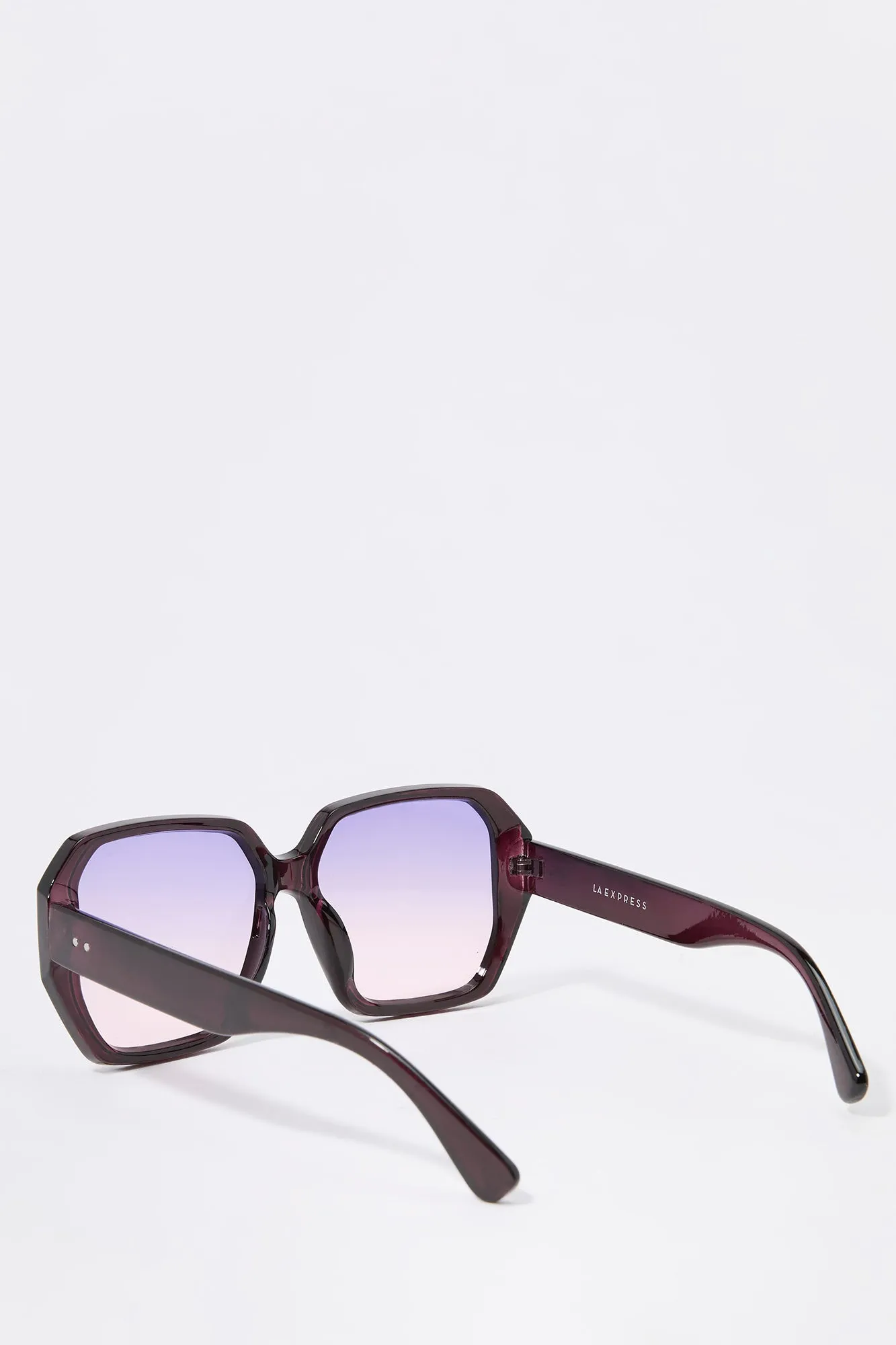 Geo Frame Ombre Sunglasses sold by Urban Planet product image thumbnail 3