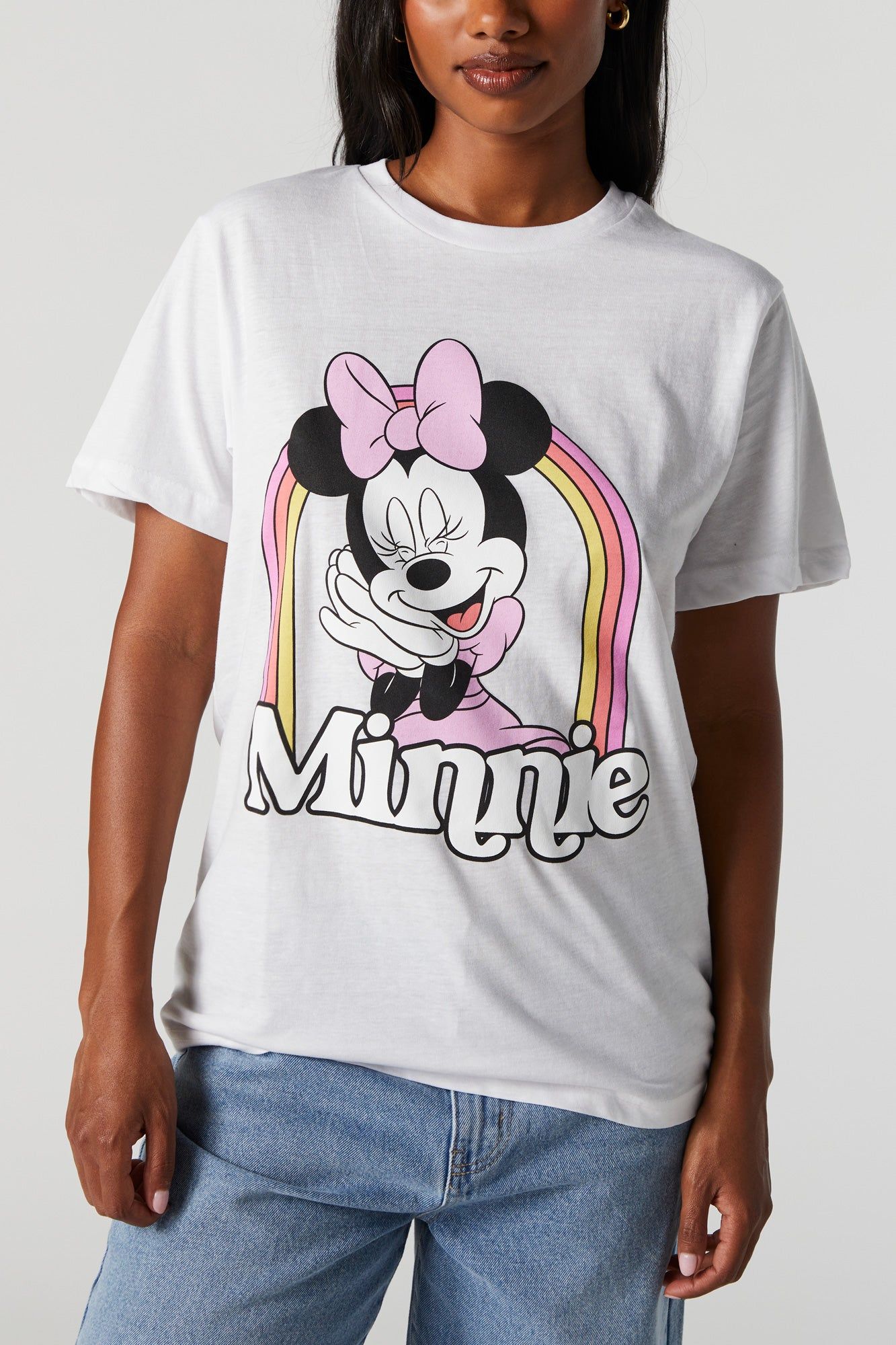 Minnie Graphic Boyfriend T-Shirt sold by Urban Planet product image thumbnail 4