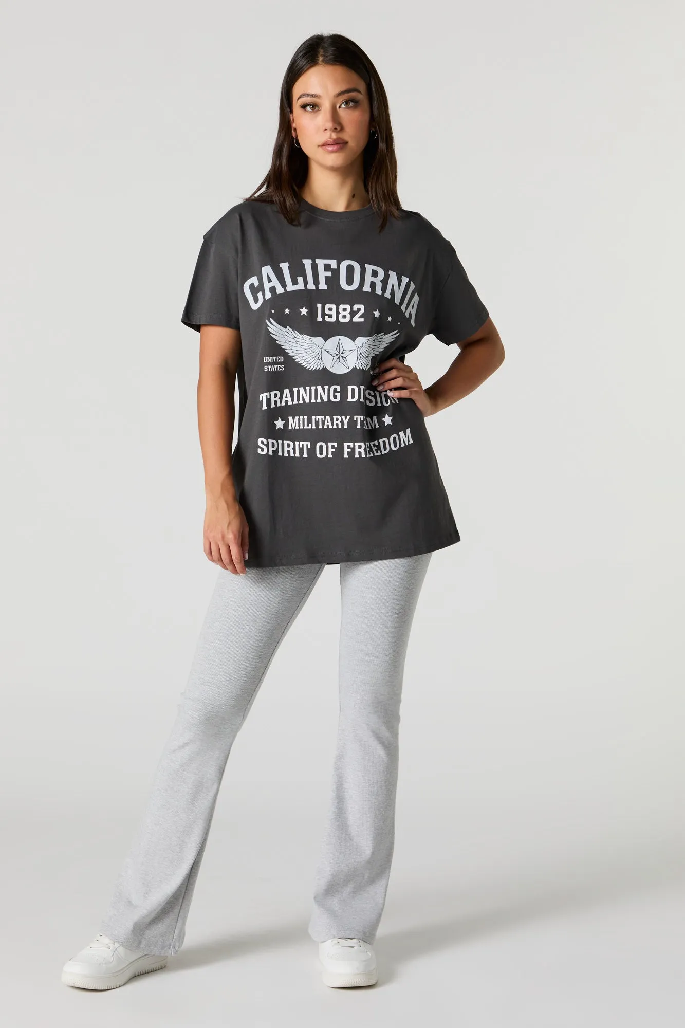 California Graphic Tunic T-Shirt sold by Urban Planet product image thumbnail 2