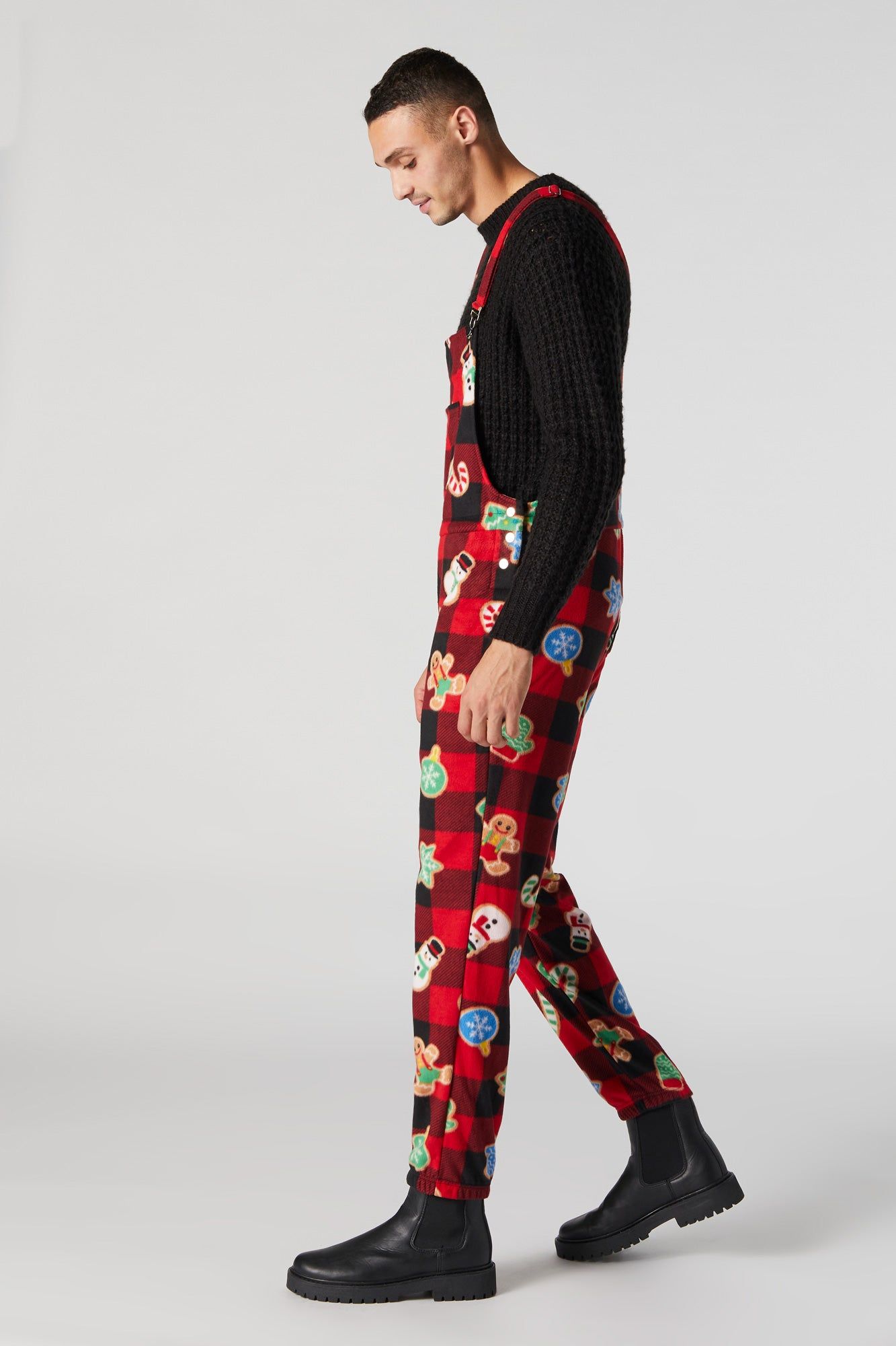 Salopette-pyjama de Noël à imprimé Biscuits sold by Urban Planet product image thumbnail 3