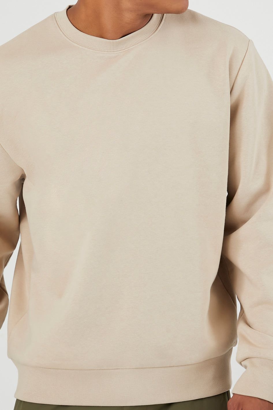 Solid Crewneck Sweatshirt sold by Urban Planet product image thumbnail 5