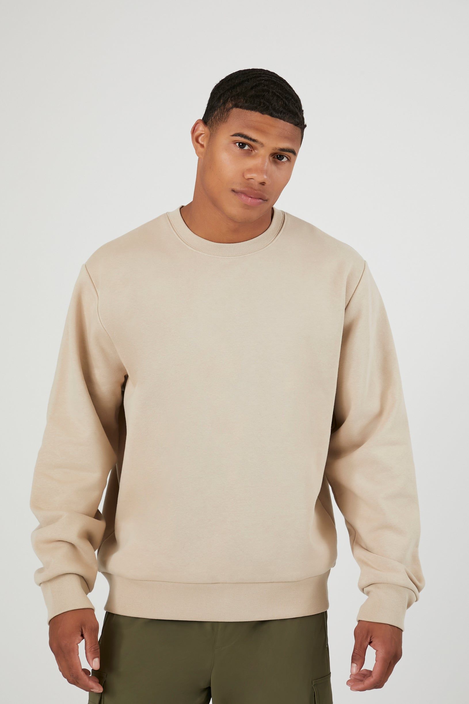 Solid Crewneck Sweatshirt sold by Urban Planet