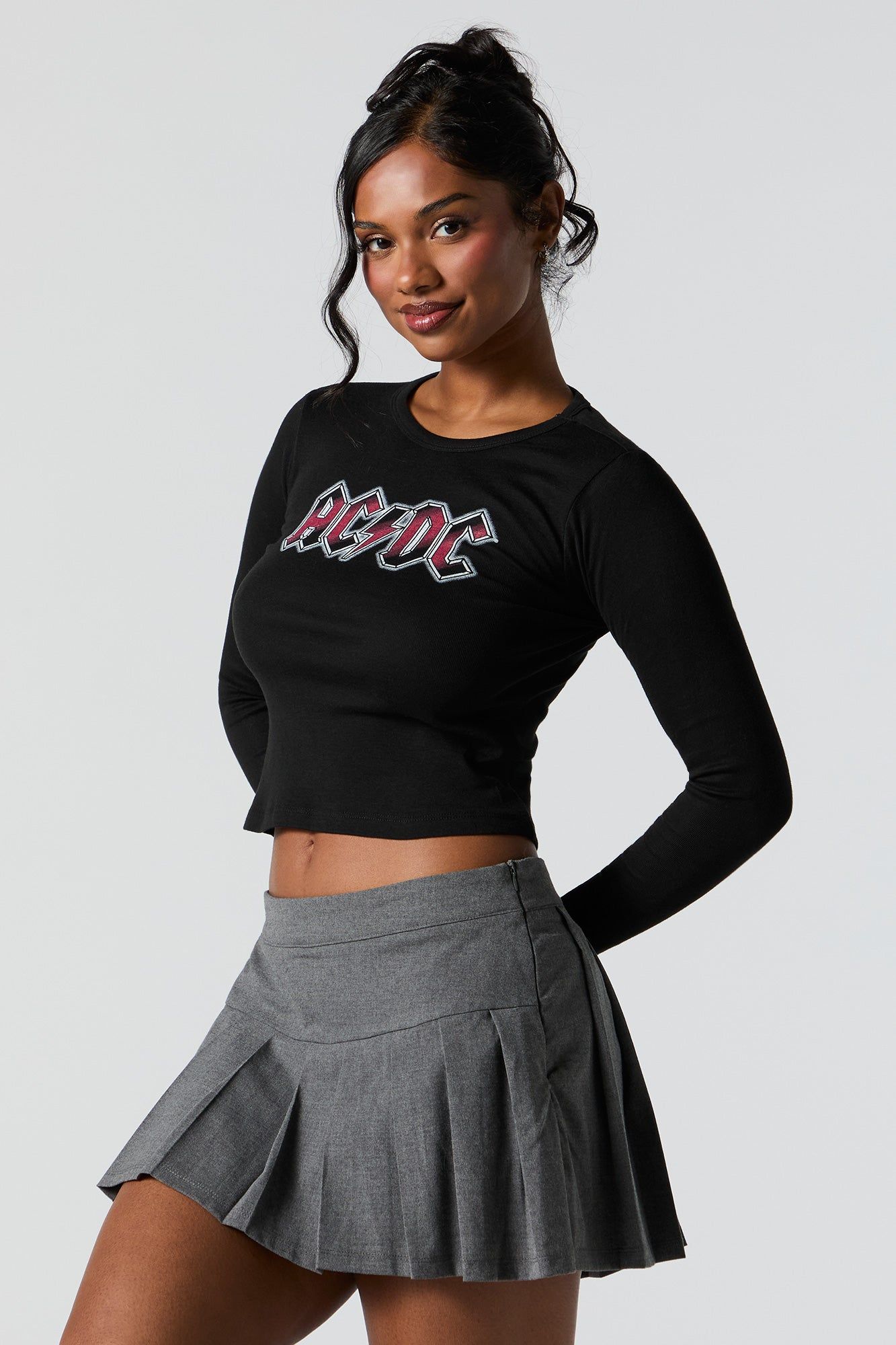 ACDC Graphic Long Sleeve Top sold by Urban Planet