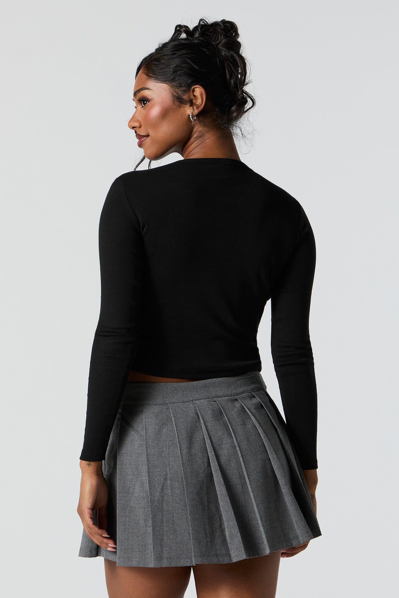 ACDC Graphic Long Sleeve Top sold by Urban Planet product image thumbnail 4