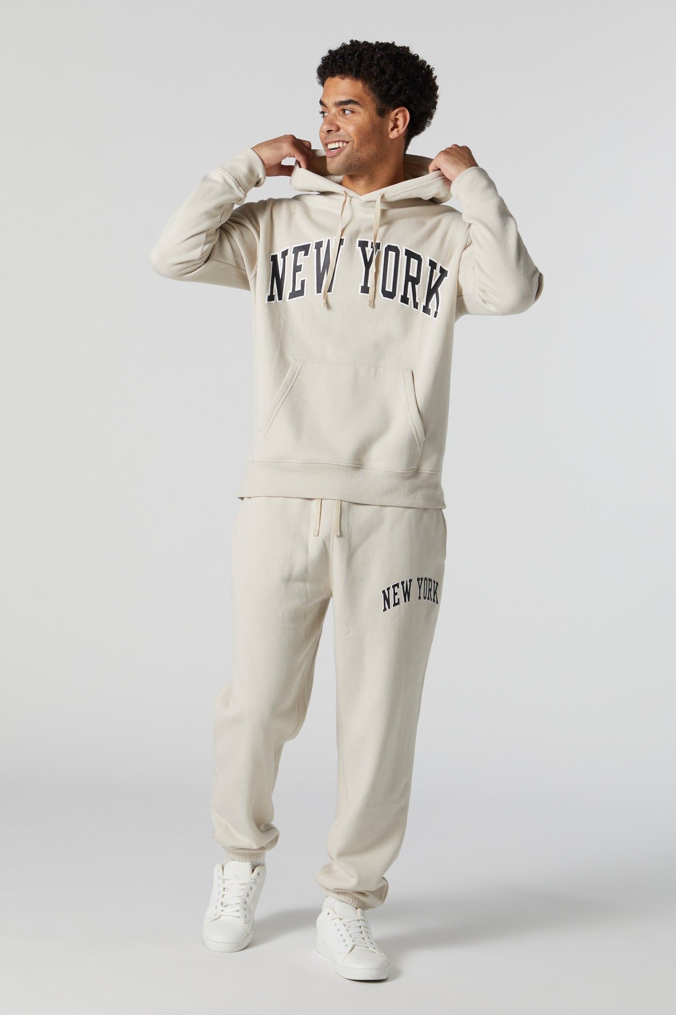New York Graphic Fleece Hoodie sold by Urban Planet product image thumbnail 3