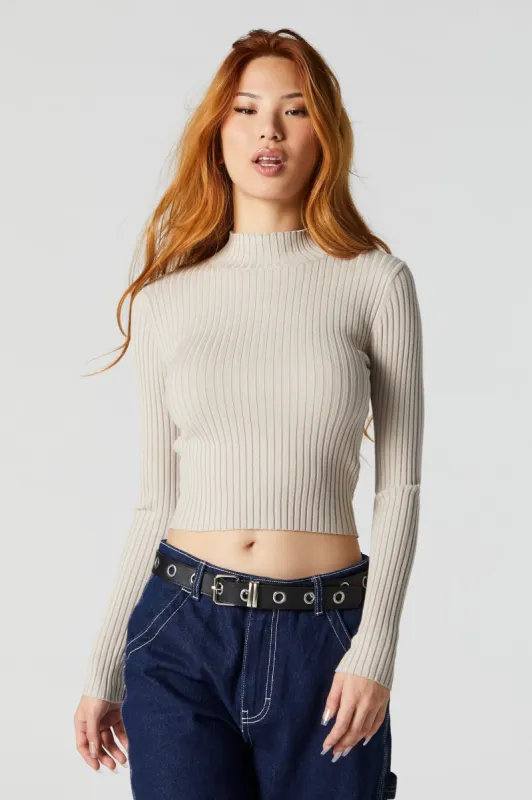 Chandail en tricot côtelé à col cheminée sold by Urban Planet