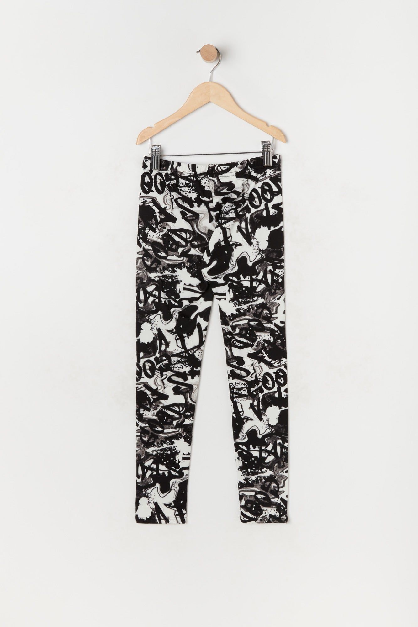 Legging en molleton doux à imprimé en graffitis pour fille sold by Urban Planet product image thumbnail 2