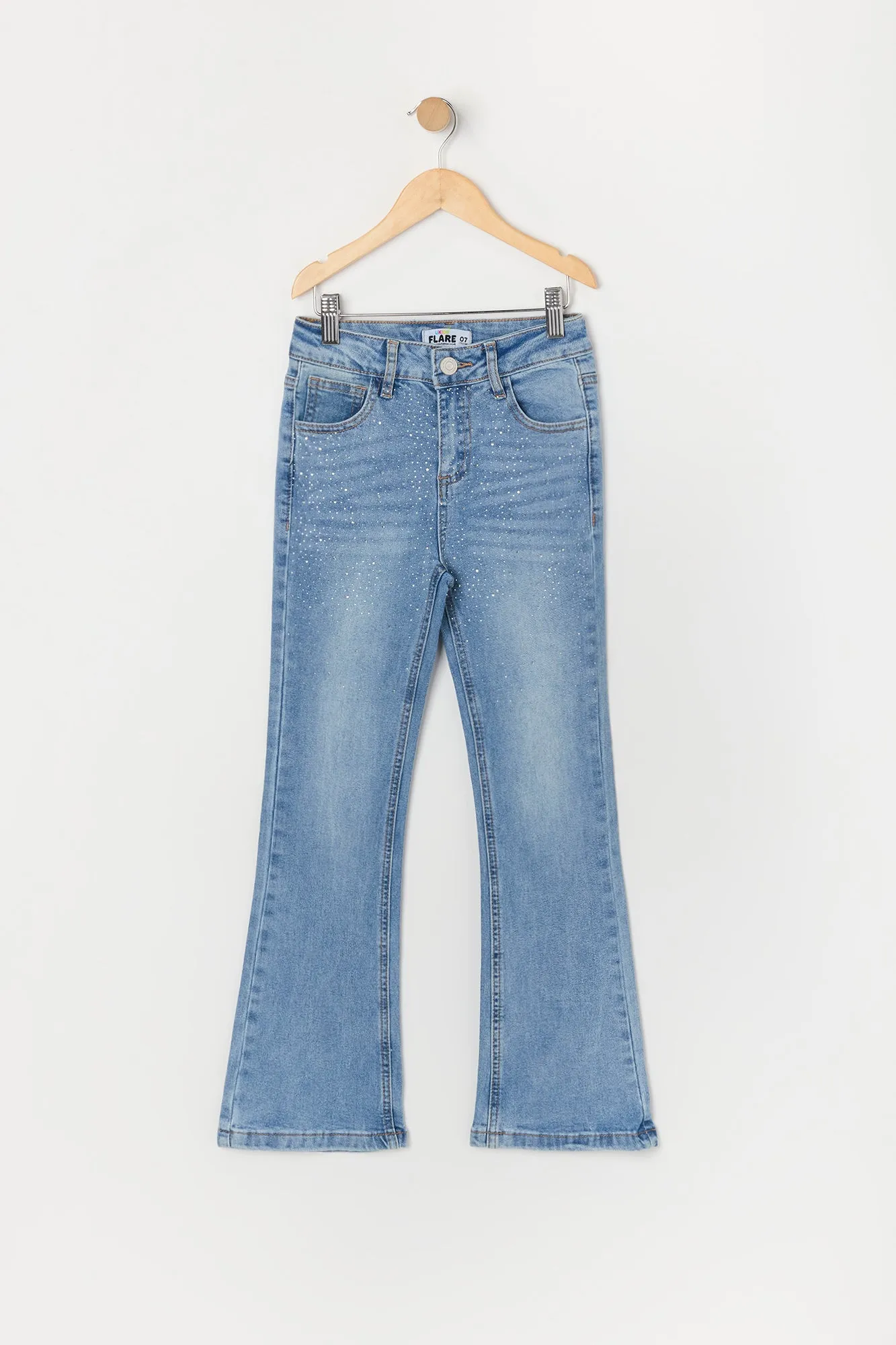 Girls Rhinestone Flare Jean sold by Urban Planet product image thumbnail 3