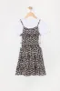 Ensemble avec robe fleurie à découpes et t-shirt pour fille sold by Urban Planet