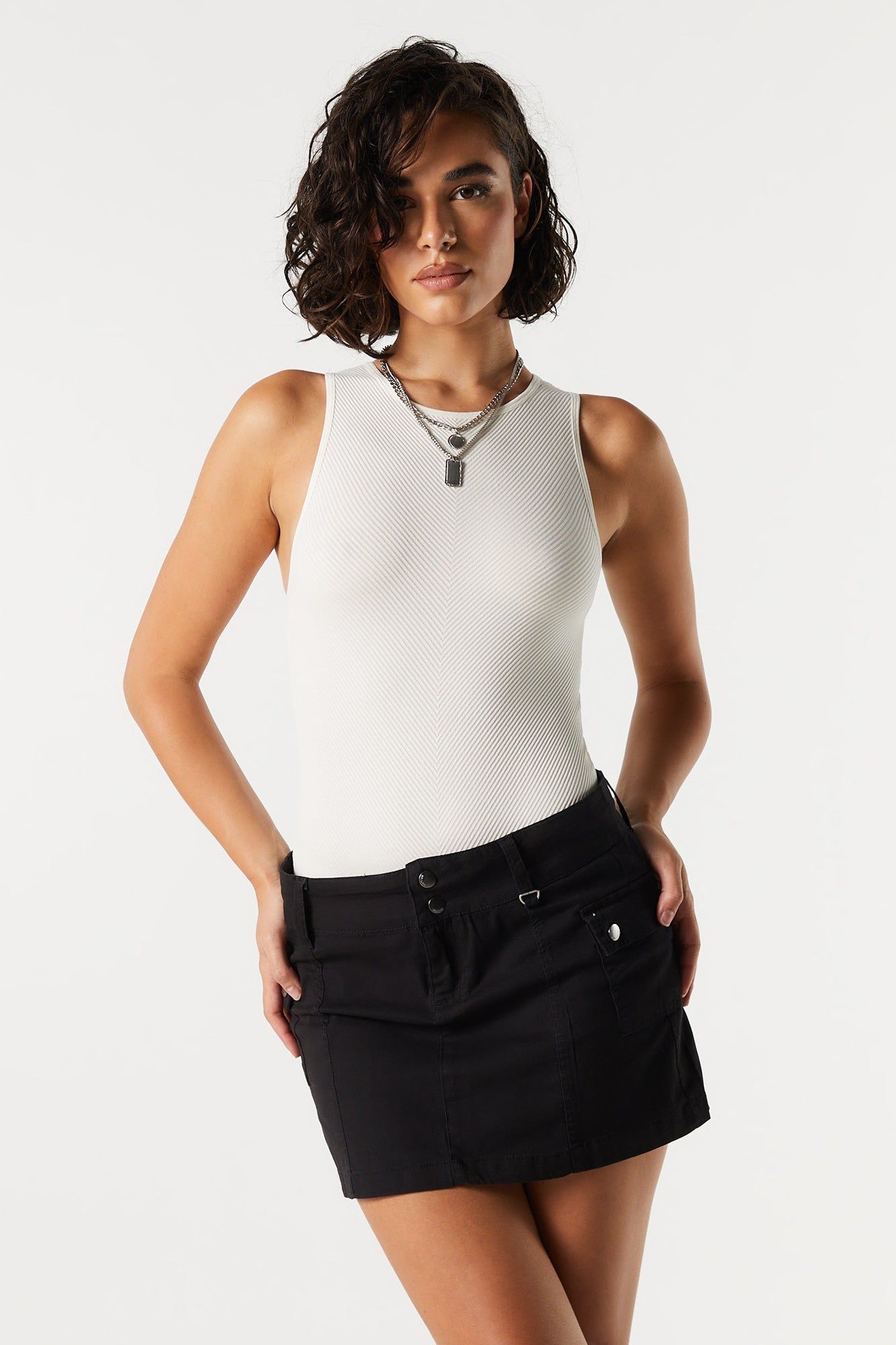 Maillot côtelé sans couture sold by Urban Planet product image thumbnail 16