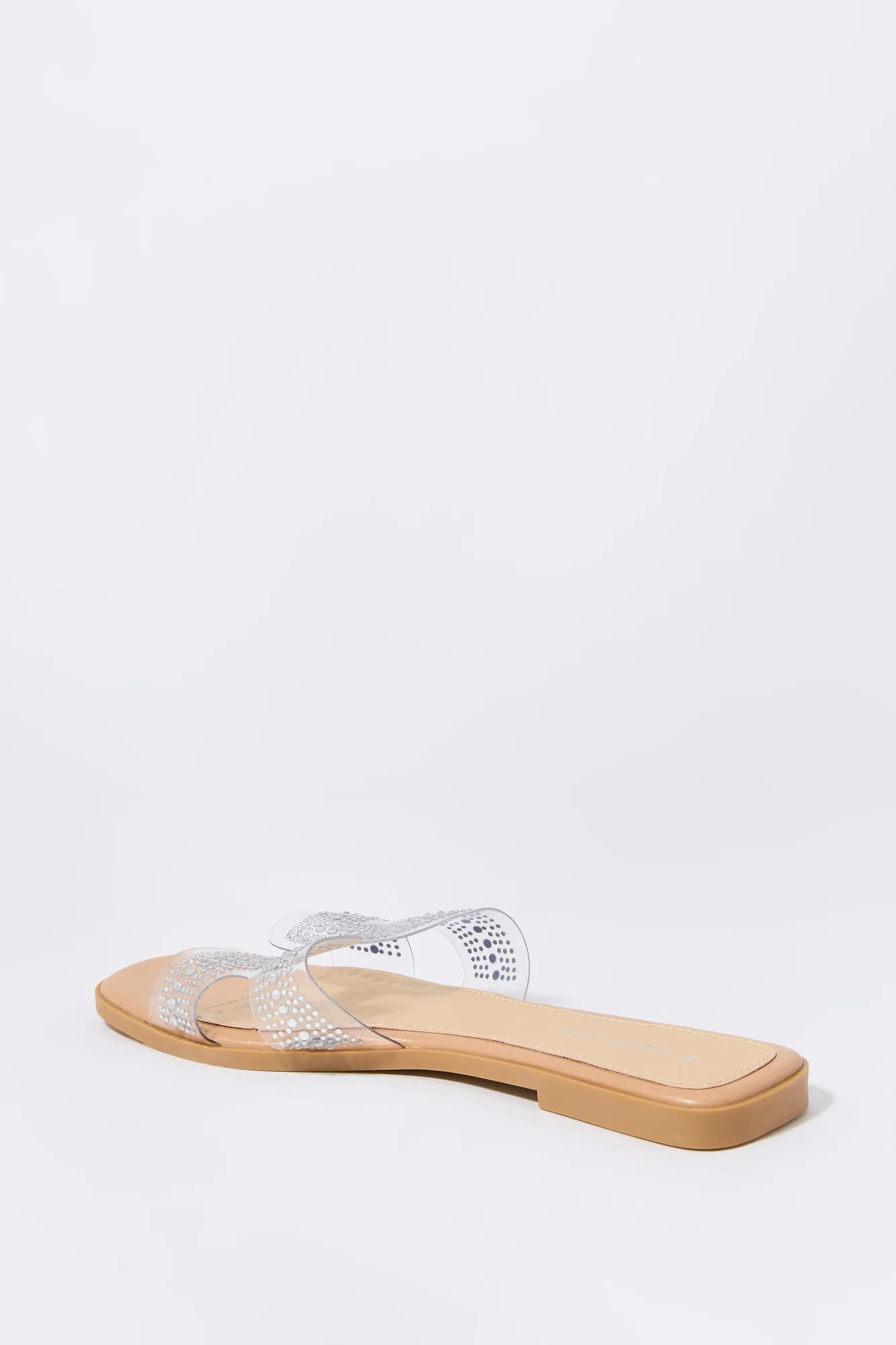 Clear Rhinestone Slide Sandal sold by Urban Planet product image thumbnail 3