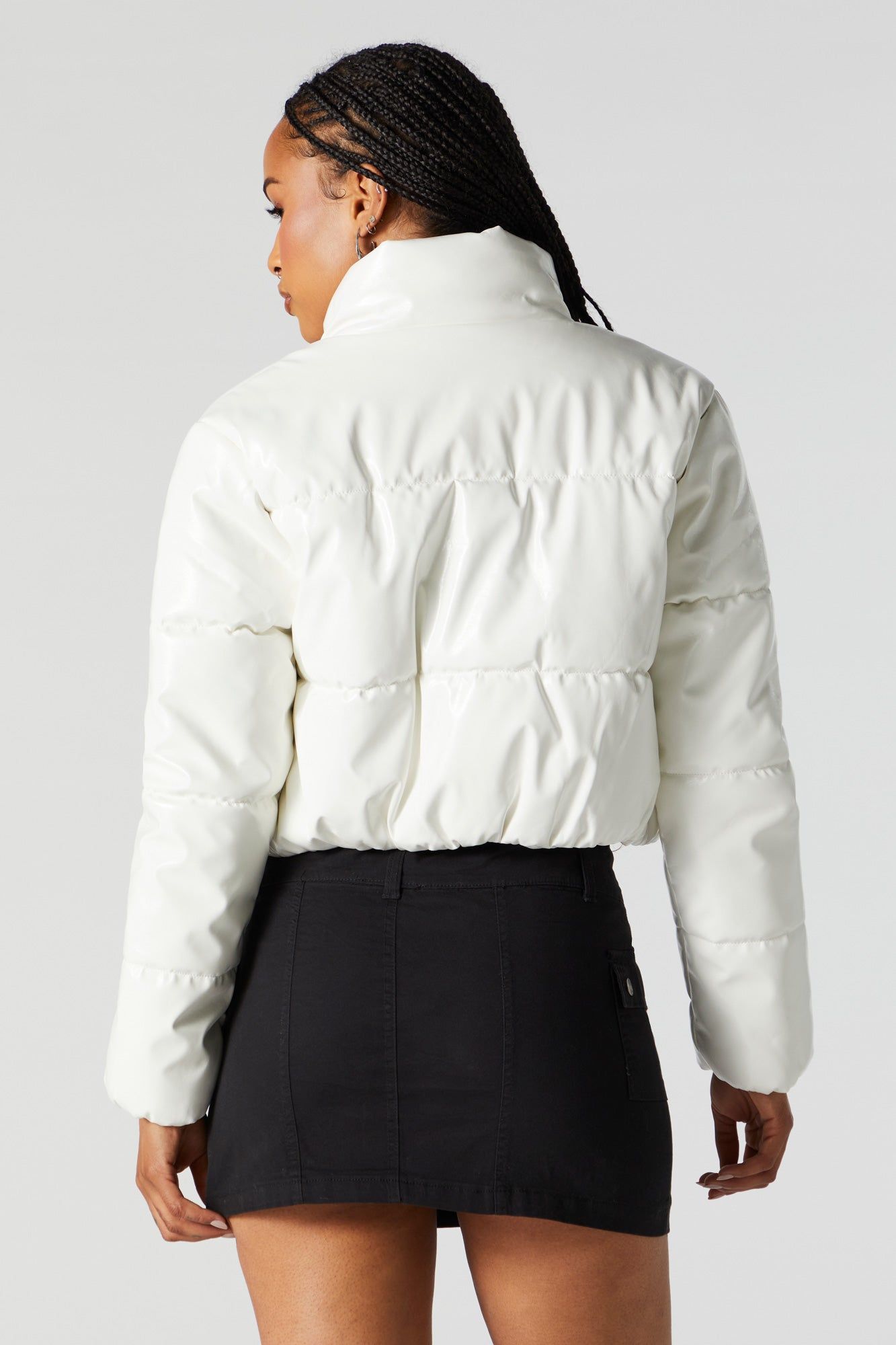 Blouson bouffant court en similicuir sold by Urban Planet product image thumbnail 2
