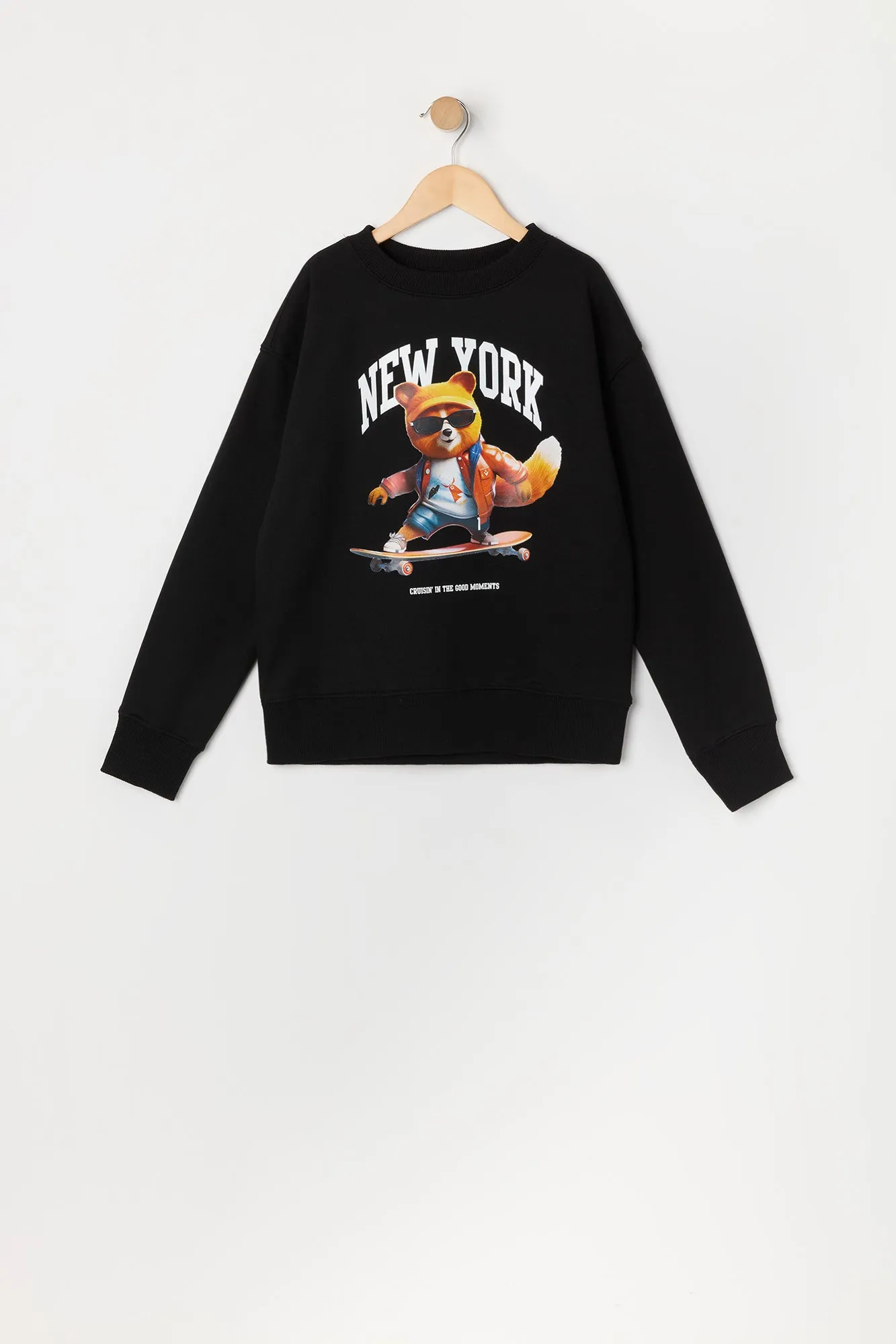 Boys New York Fleece Sweatshirt sold by Urban Planet
