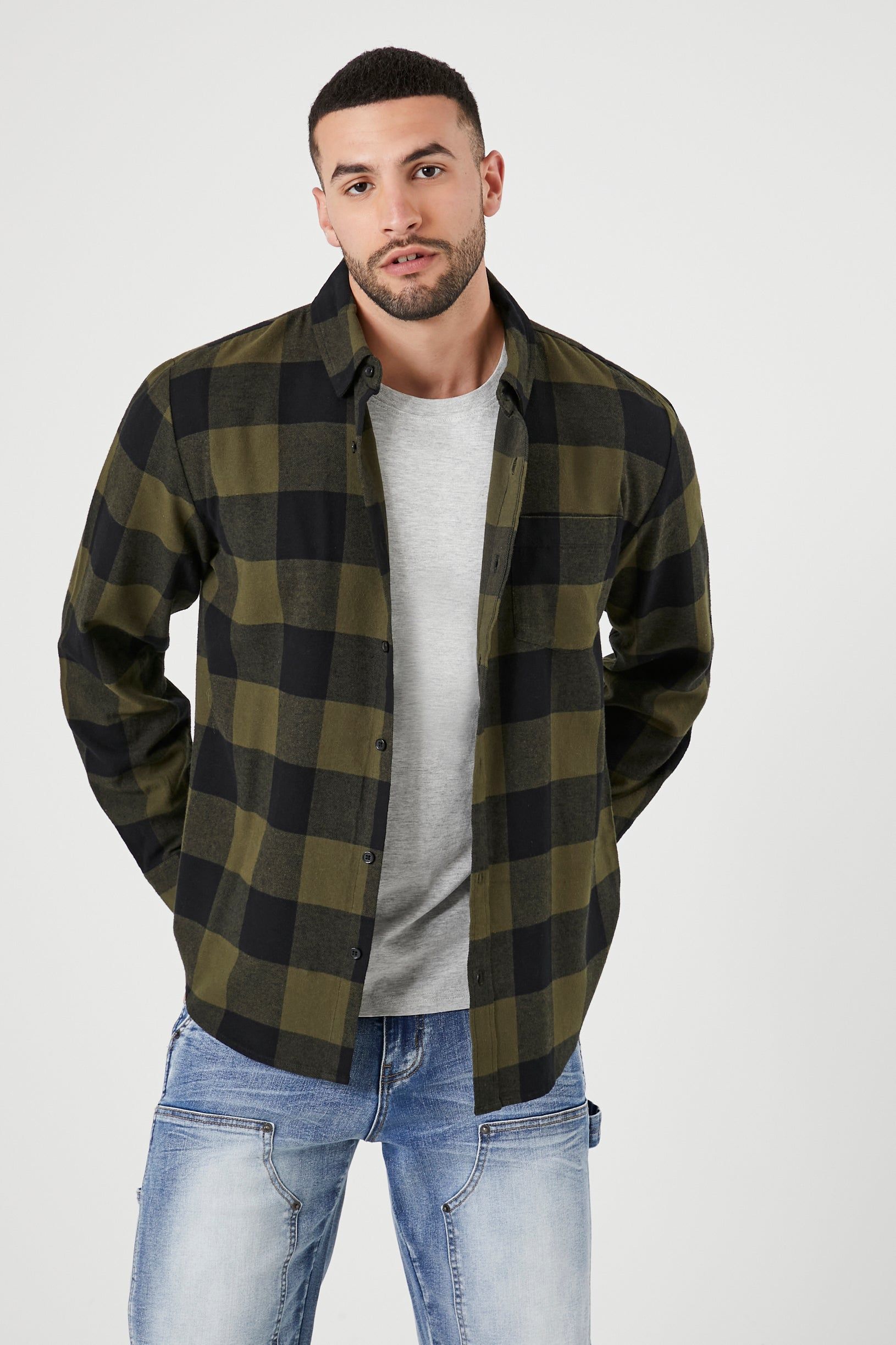 Plaid Flannel Top sold by Urban Planet