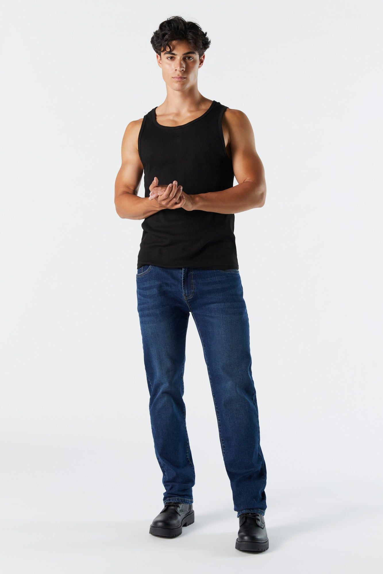 Dark Stone Wash Regular Jean sold by Urban Planet product image thumbnail 2