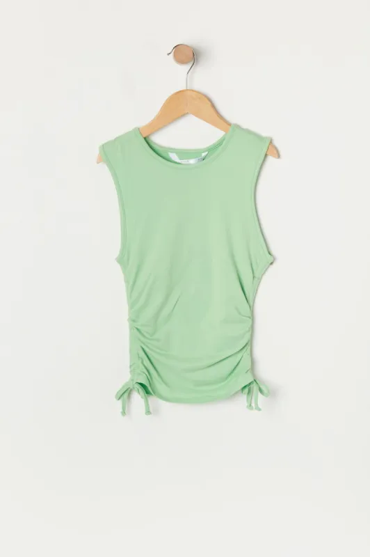 Girls Side Cinched Tank Top sold by Urban Planet