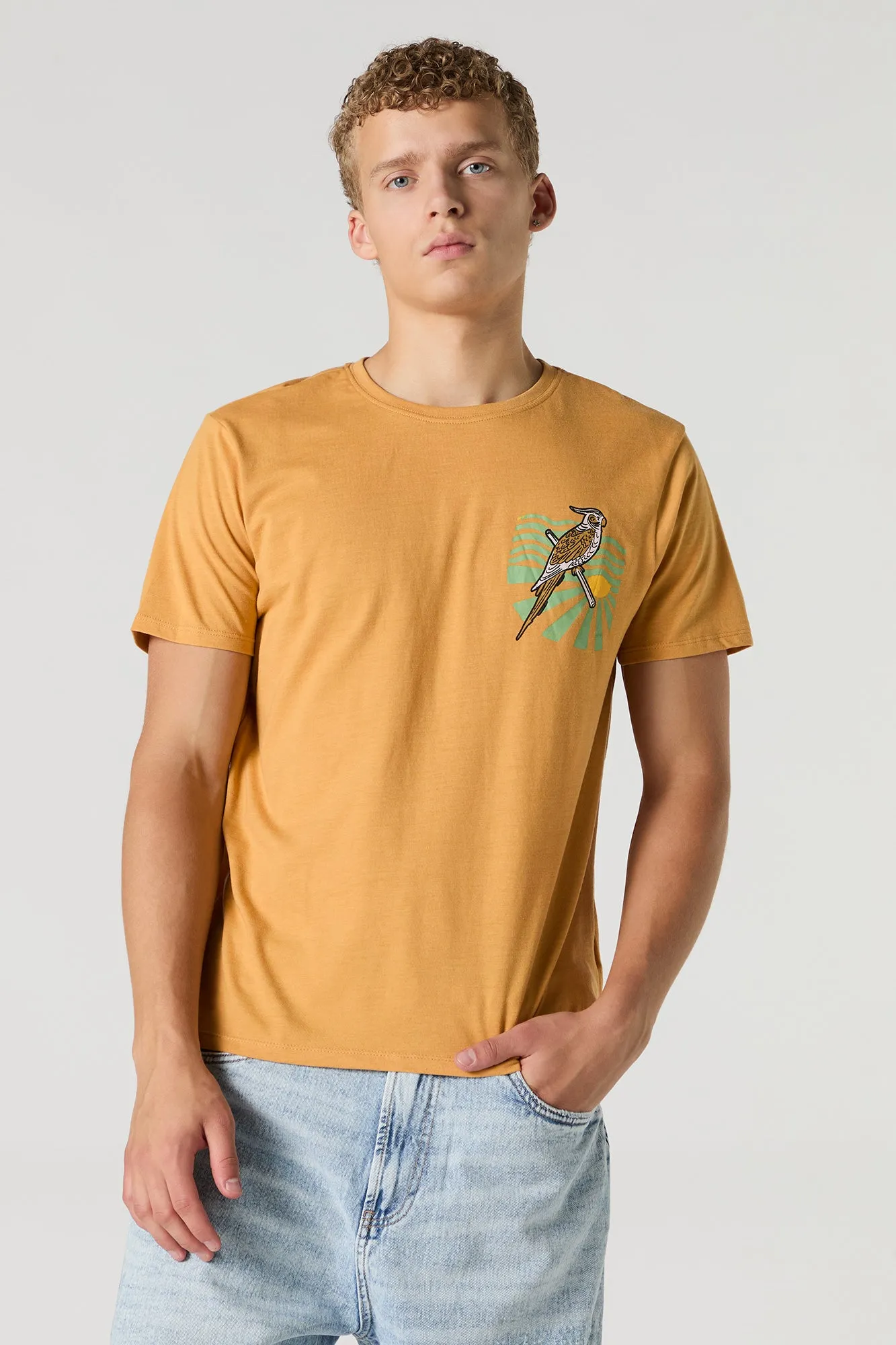 T-shirt à imprimé Bird sold by Urban Planet