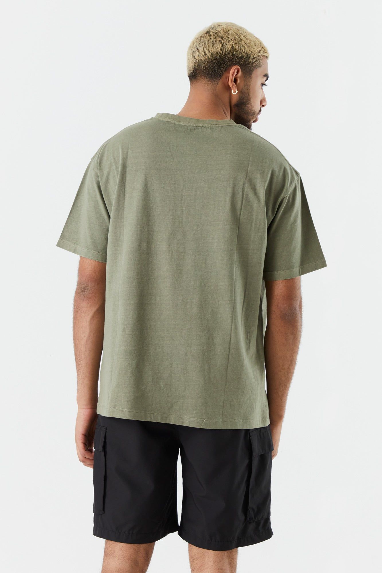 Black Nylon Cargo Short sold by Urban Planet product image thumbnail 2