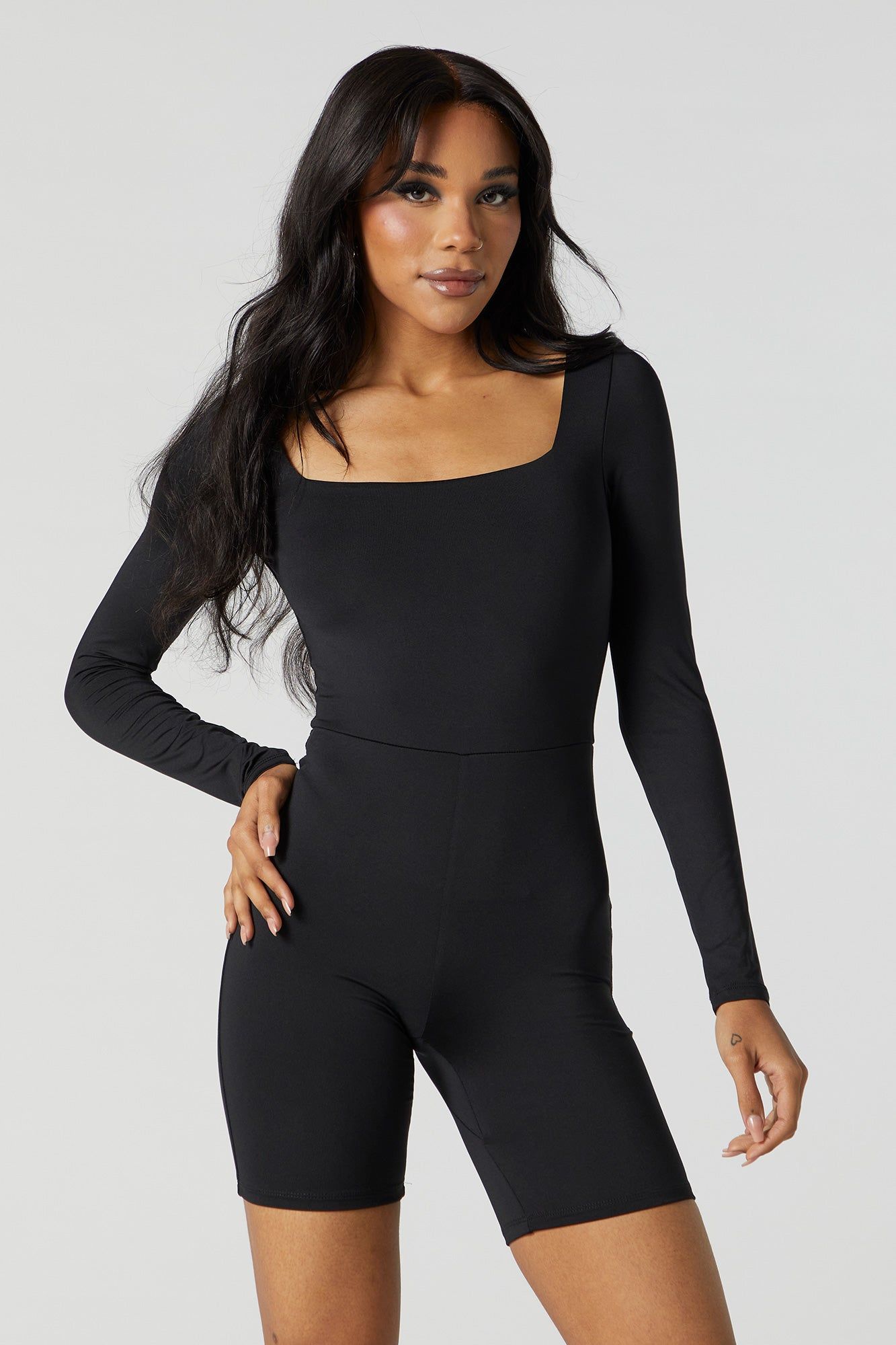 Contour Long Sleeve Romper sold by Urban Planet product image thumbnail 5