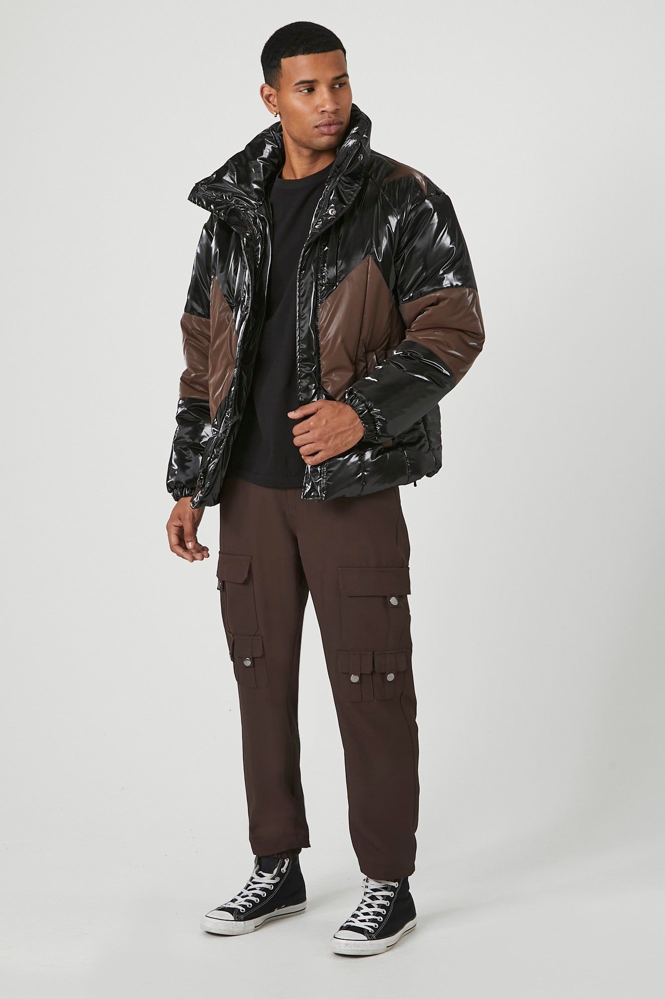 Mid Rise Zippered Cargo Jogger sold by Urban Planet product image thumbnail 5