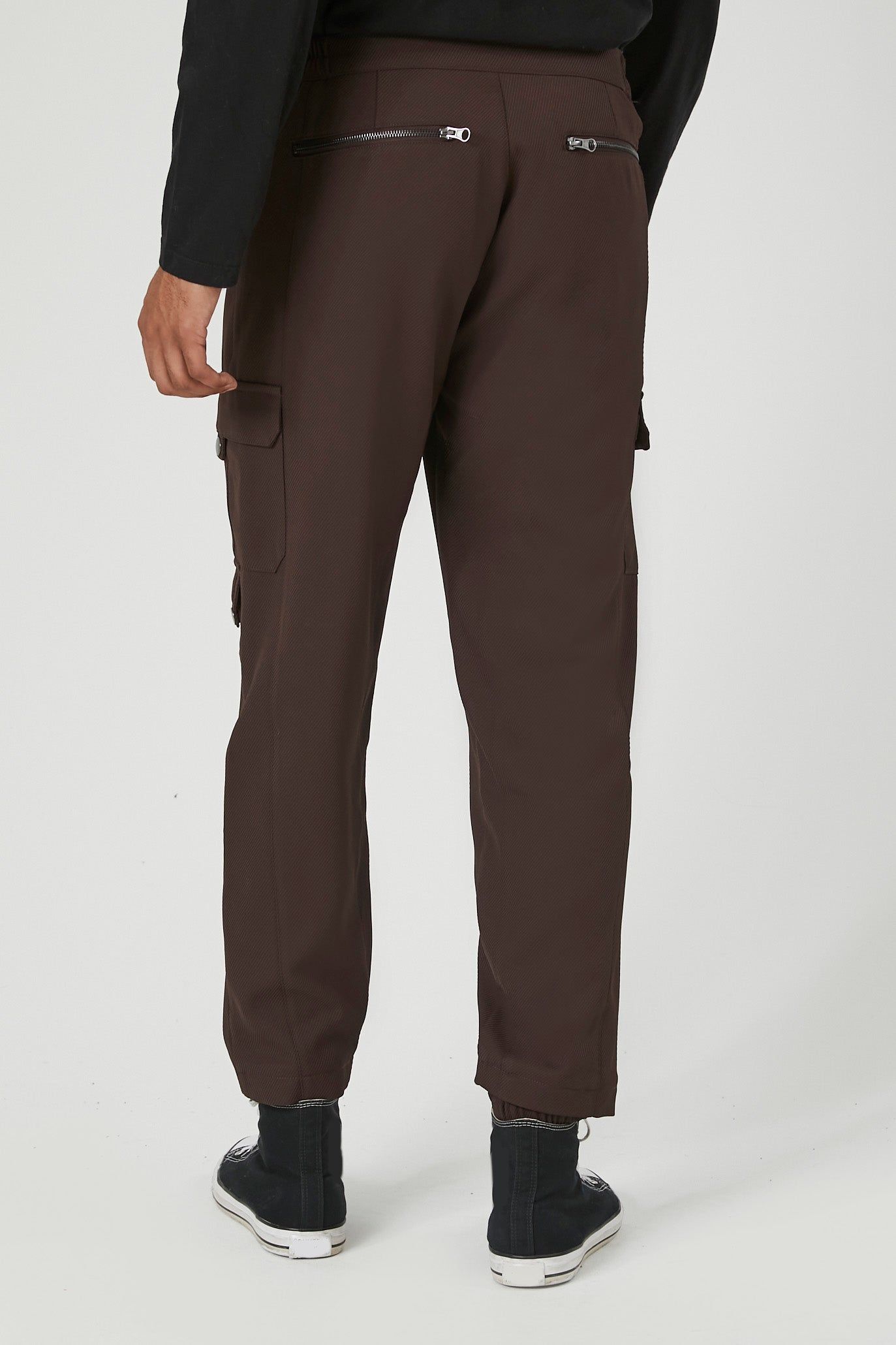 Mid Rise Zippered Cargo Jogger sold by Urban Planet product image thumbnail 4