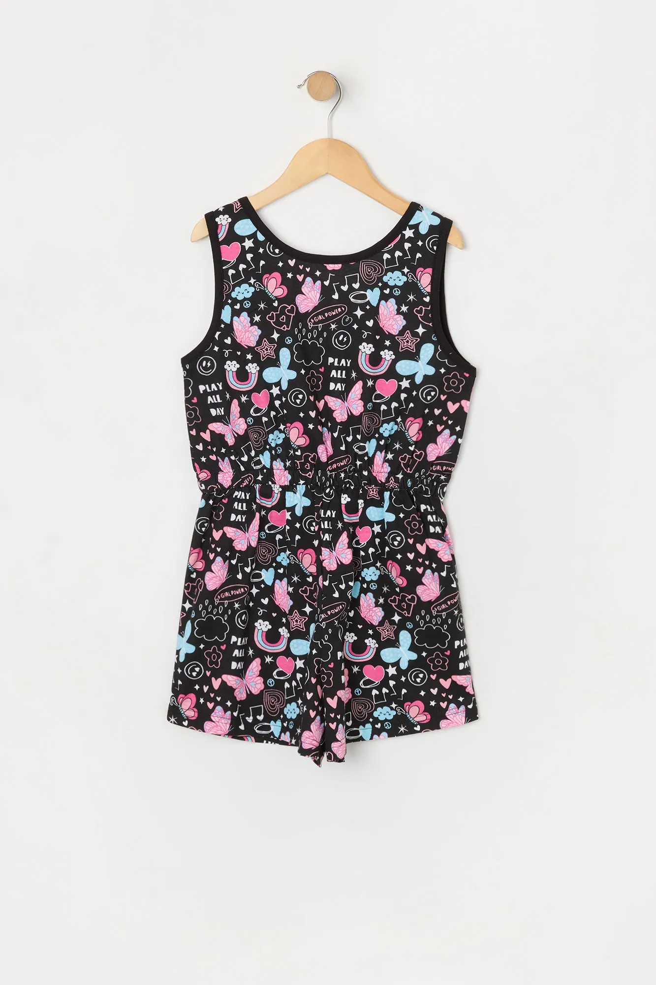 Combi-short à imprimé Papillon arc-en-ciel pour fille sold by Urban Planet product image thumbnail 2