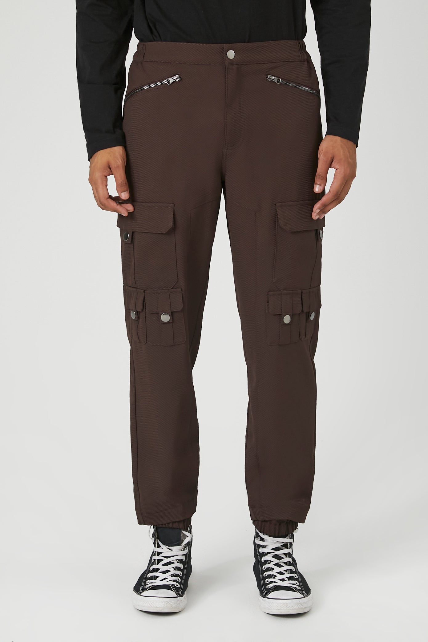 Mid Rise Zippered Cargo Jogger sold by Urban Planet product image thumbnail 2