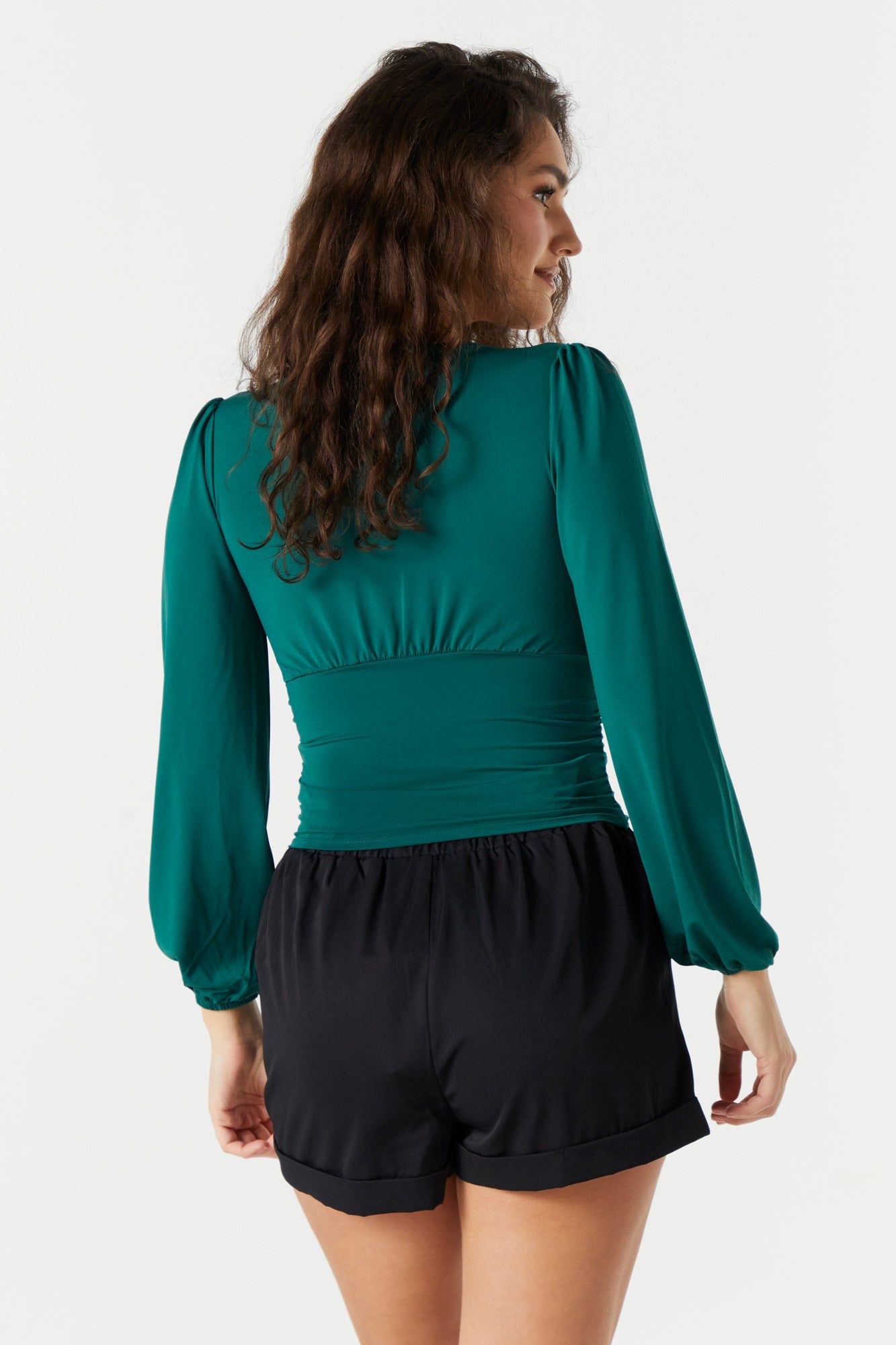 Haut à manches longues avec encolure en V sold by Urban Planet product image thumbnail 2