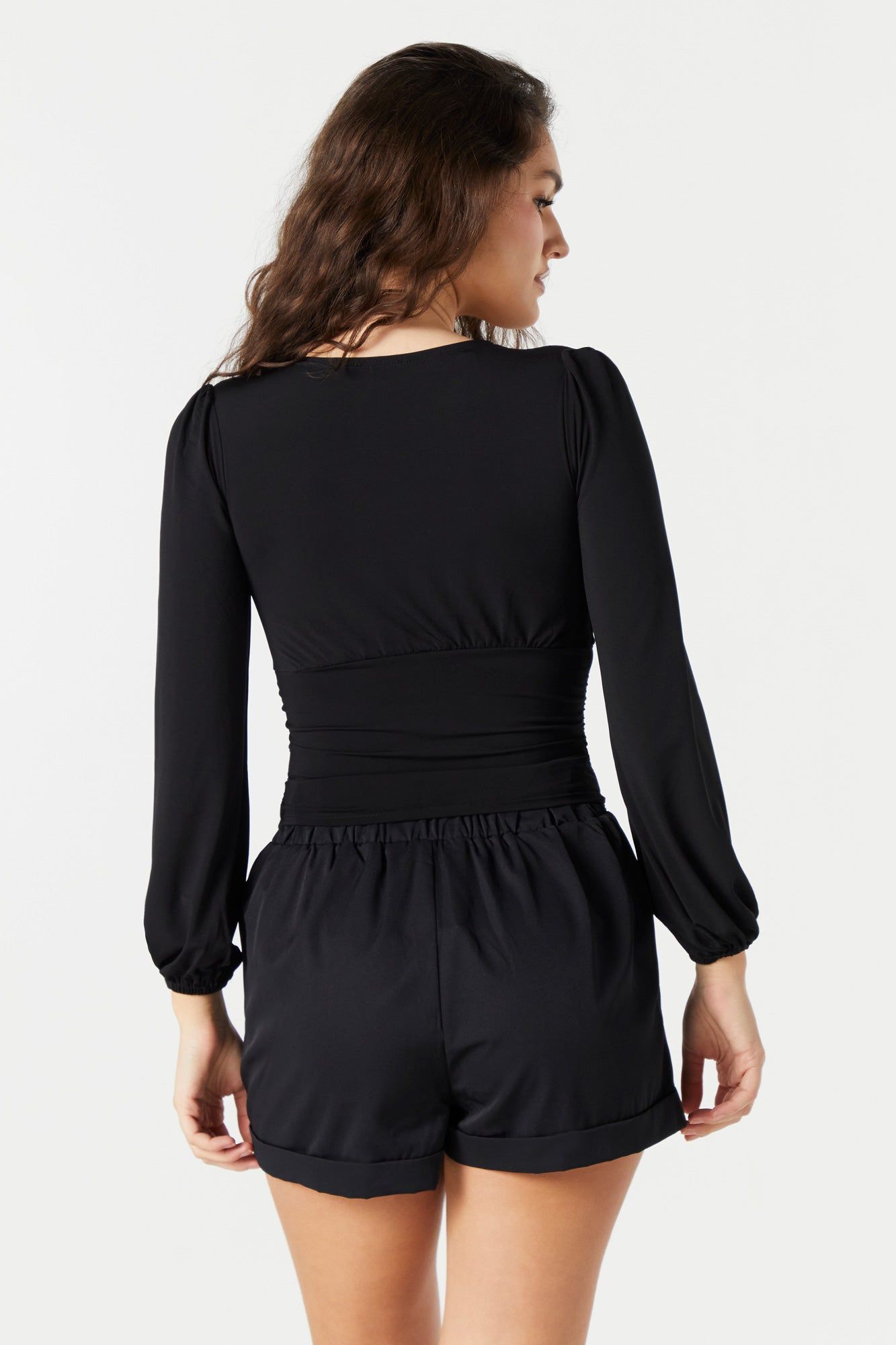 Haut à manches longues avec encolure en V sold by Urban Planet product image thumbnail 5